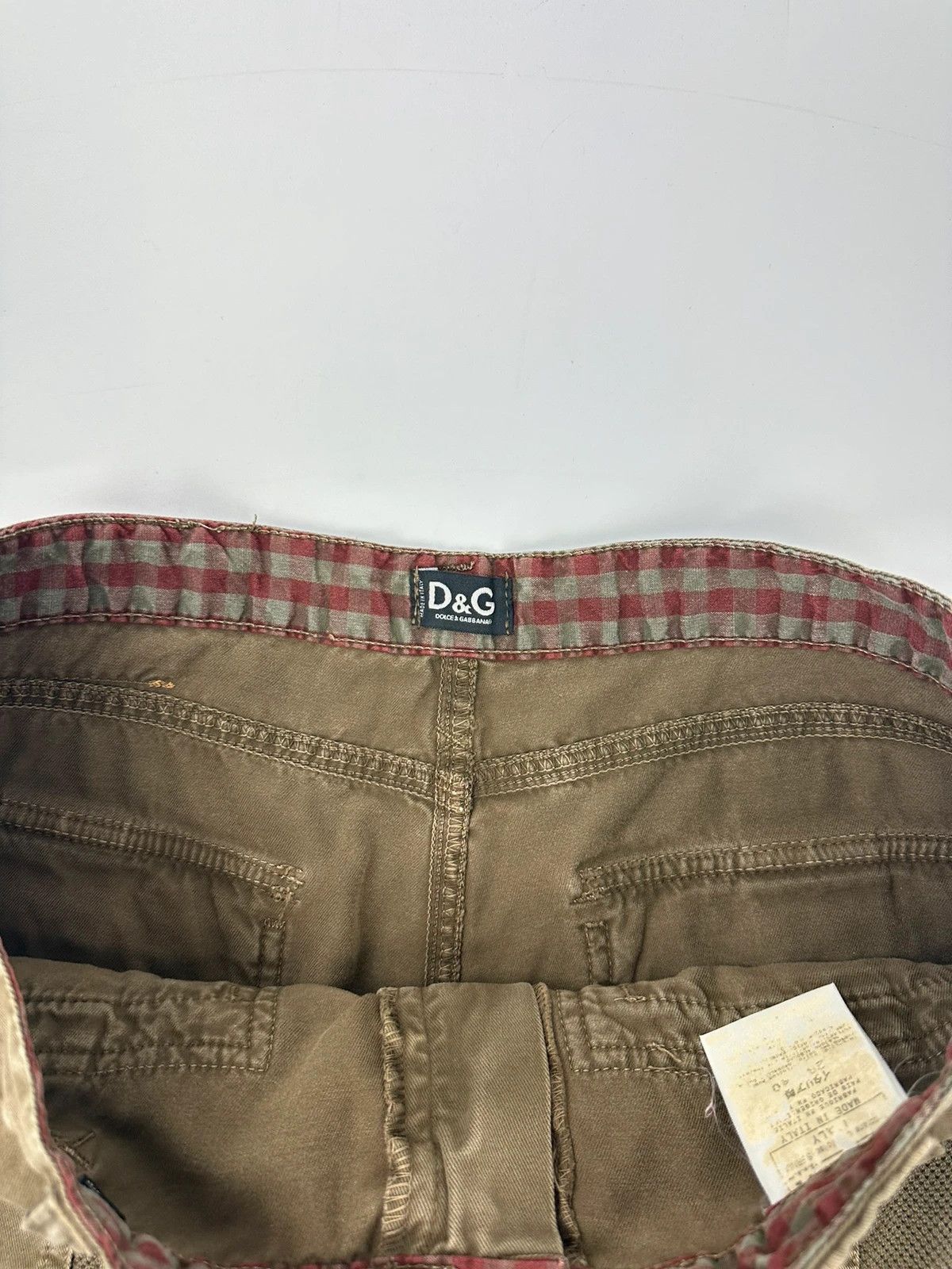 Dolce & Gabbana Dolce & Gabbana SS03 Cargo Mesh Khaki Baggy Pants Size 38" / US 16 / IT 52 - 7 Thumbnail