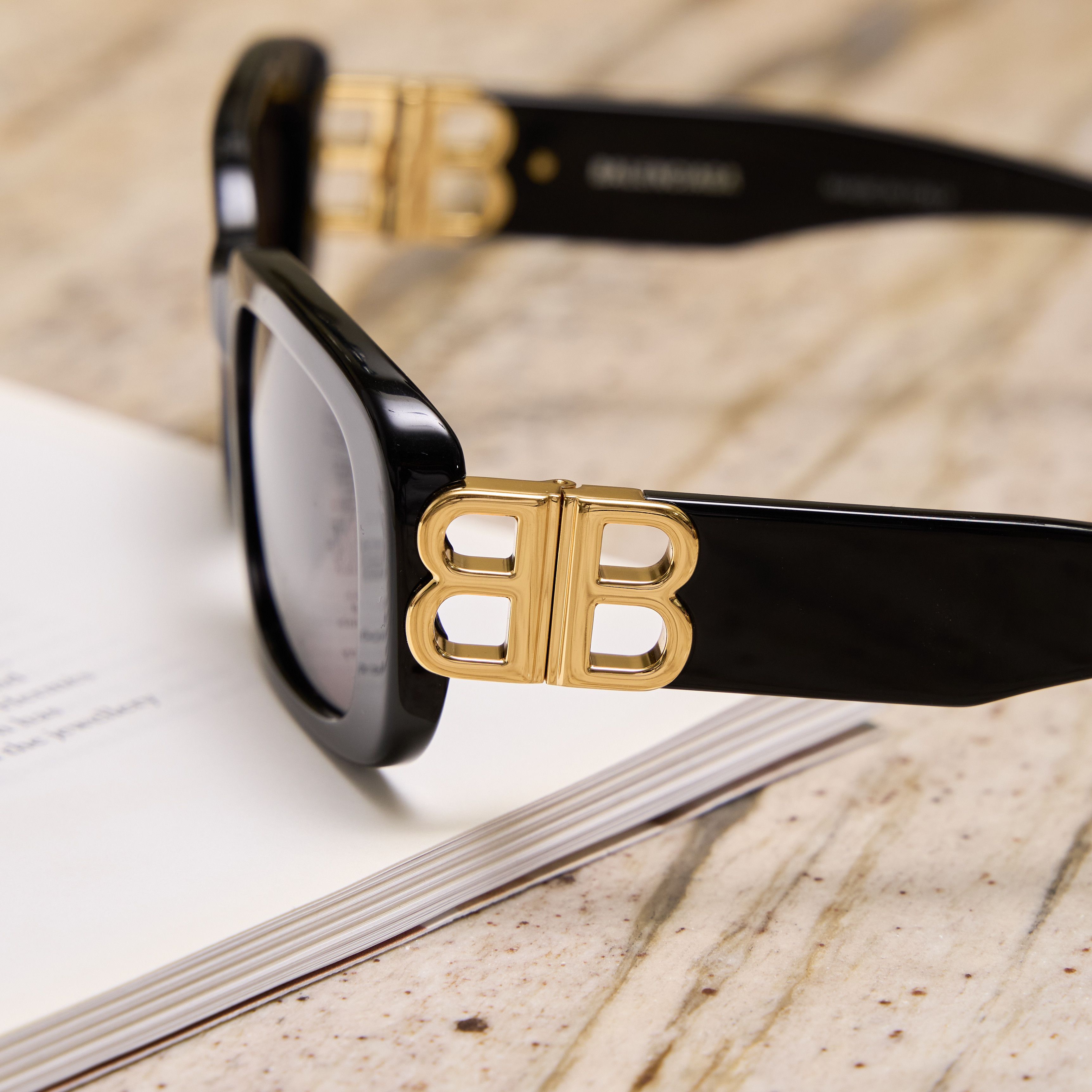 Balenciaga BALENCIAGA BB0310SK 001 Sunglasses BLACK Size ONE SIZE - 3 Thumbnail