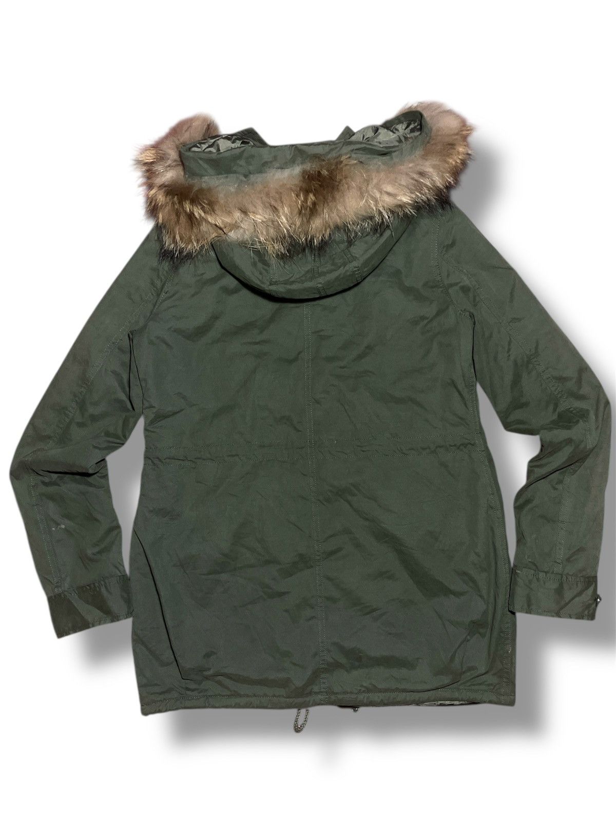 SLY SLY Fur Hooded Cargo Jacket Size US S / EU 44-46 / 1 - 2 Thumbnail