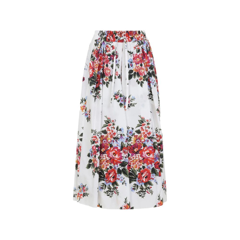 Dolce & Gabbana Dolce & Gabbana WHITE Skirts - A-Line Skirts Size 28" / US 6 / IT 42 - 1 Thumbnail