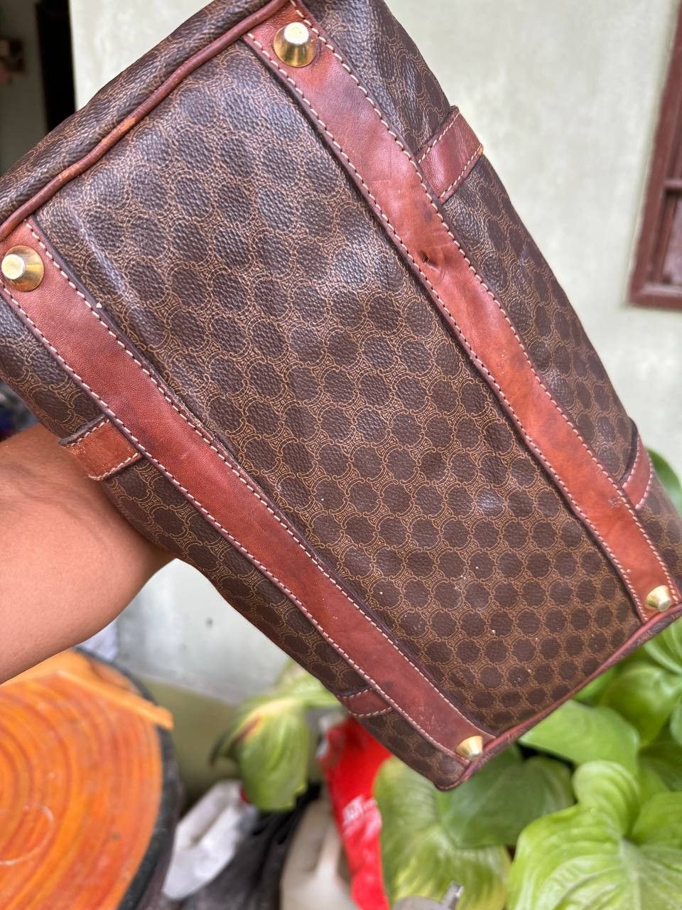 Celine × Vintage Vintage Celine Spedy Duffle Bag Size ONE SIZE - 9 Thumbnail