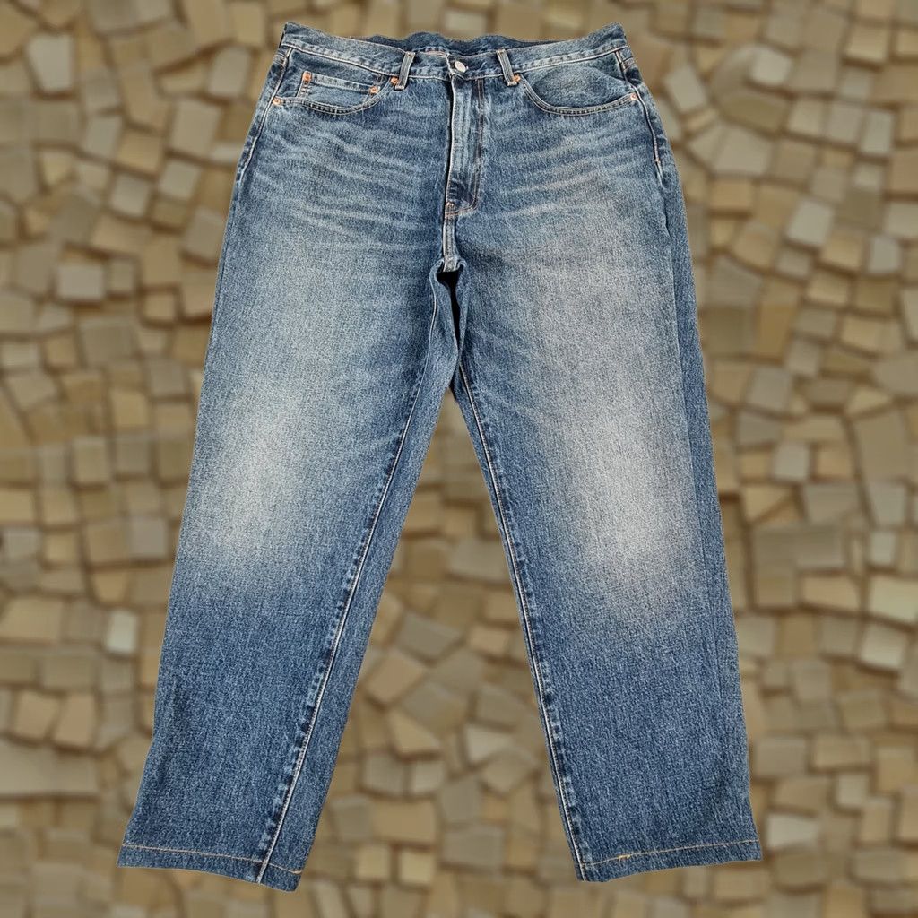 Levi's VINTAGE Levi's 568 Jeans Mens 36 28 Denim Blue Zip Fly 5-Pocket Relaxed Tapered Regular Men Womens? Size US 36 / EU 52 - 1 Thumbnail