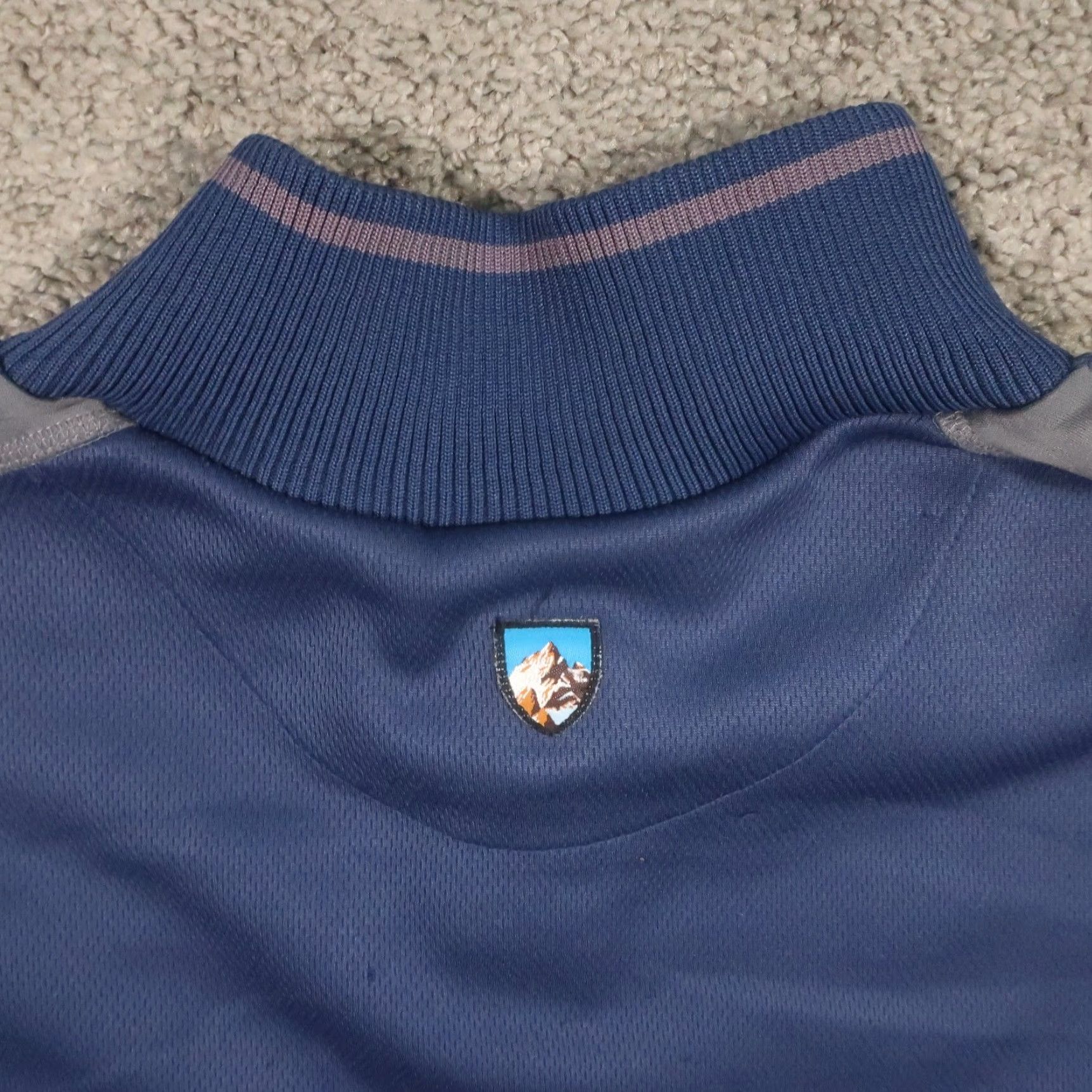 Vintage Kuhl Jacket Mens Small Blue Full Zip Trak Track Sweatshirt Bomber Chest Pocket Size US S / EU 44-46 / 1 - 4 Thumbnail