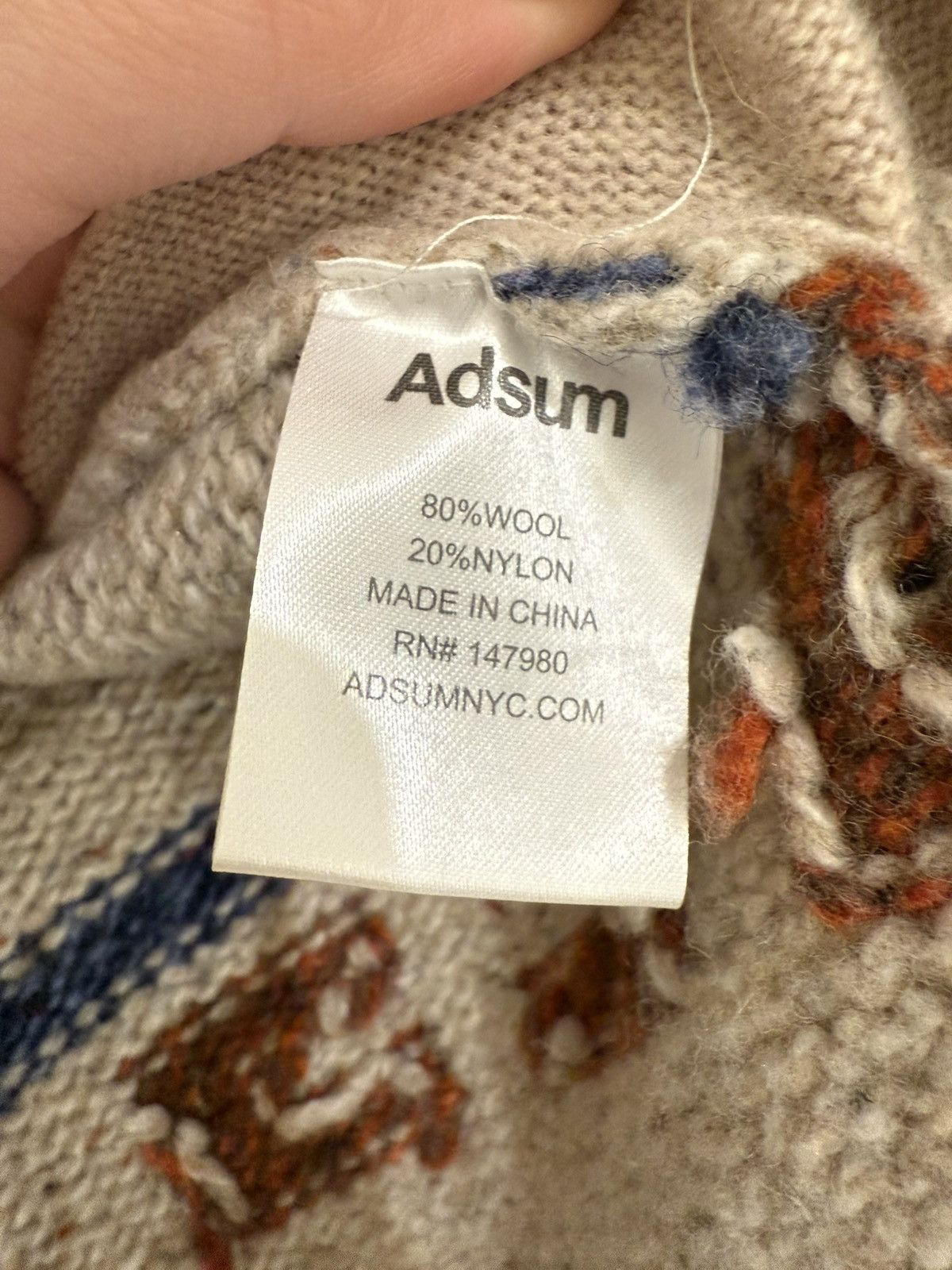 Adsum Adsum Zip Wool Cardigan Size US S / EU 44-46 / 1 - 3 Thumbnail