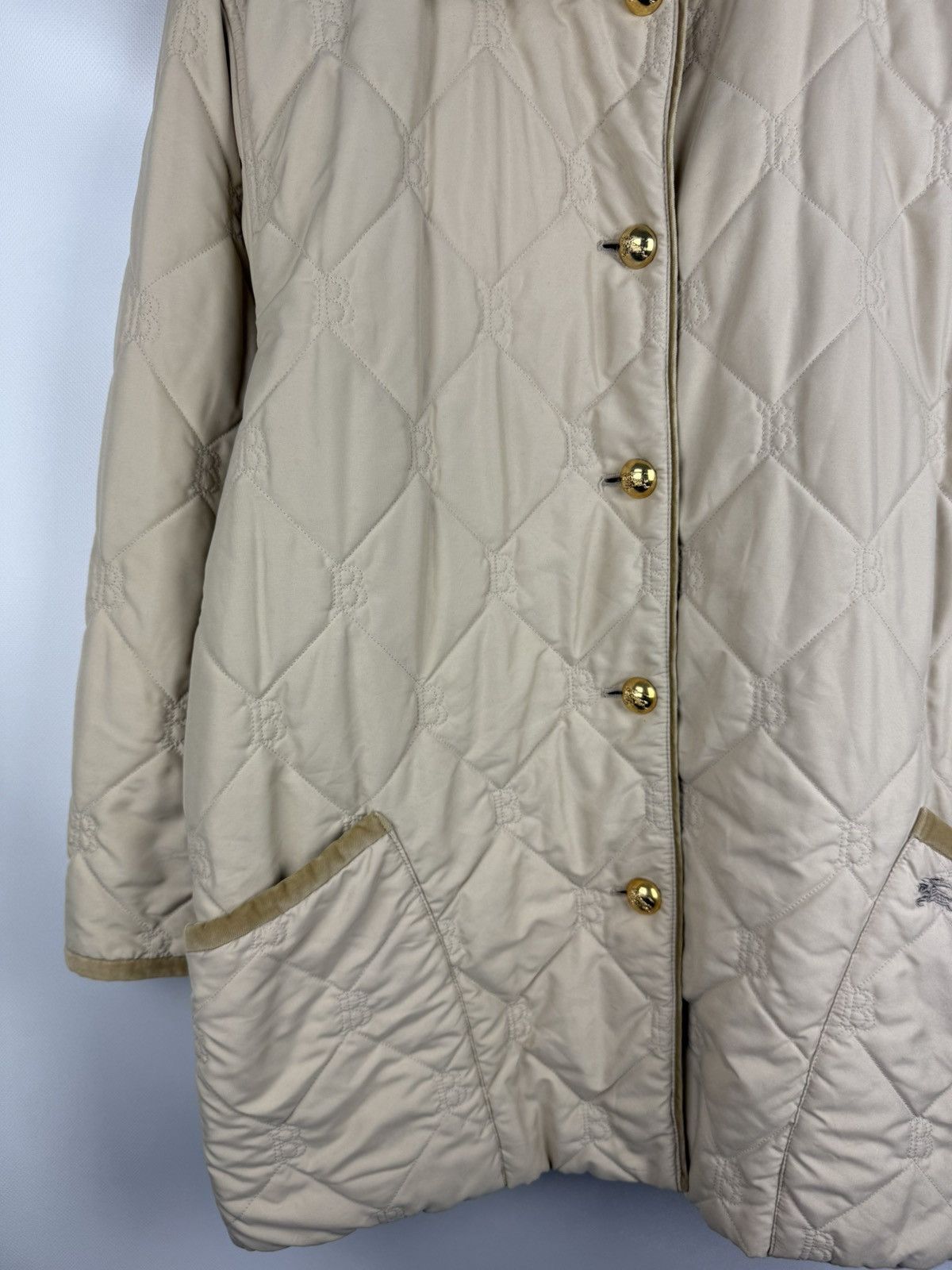 Burberry × Vintage Burberrys Vintage Nova Check Lined B Monogram Quilted Jacket Size XXL / US 16-18 / IT 52-54 - 6 Thumbnail