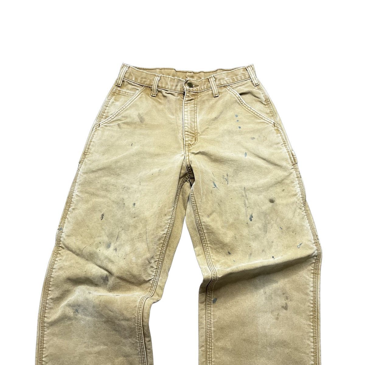 Carhartt × Vintage vintage carhartt khaki flannel pants Size US 30 / EU 46 - 4 Thumbnail