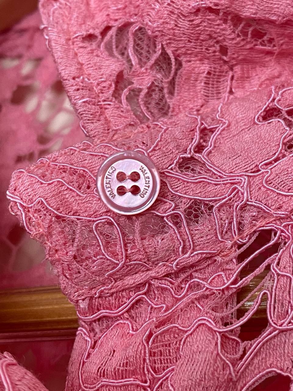 Valentino RRP 2900$ VALENTINO GARAVANI 2021 Long-Sleeve Lace Shirt Size L / US 10 / IT 46 - 7 Thumbnail