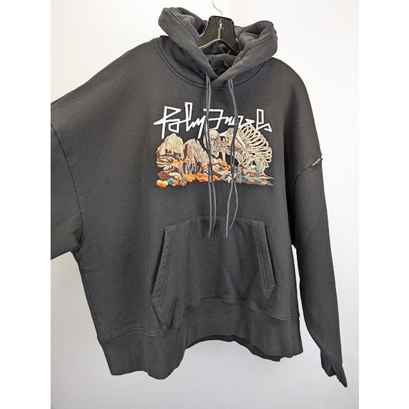Palm Angels o1rshd1 Desert Skull Hoody Hoodie in Black / Multicolor Size US XL / EU 56 / 4 - 7 Thumbnail