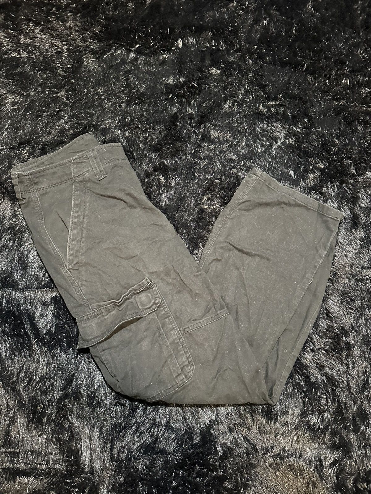 Wrangler Black Relaxed Fit Wrangler Cargos Size US 32 / EU 48 - 2 Thumbnail