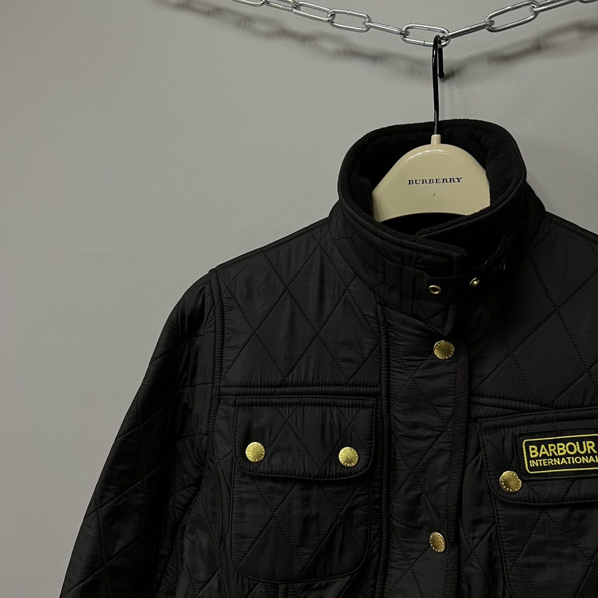 Barbour BARBOUR INTERNATIONAL Polar Quilted Jacket Belted Black Size M / US 6-8 / IT 42-44 - 5 Thumbnail