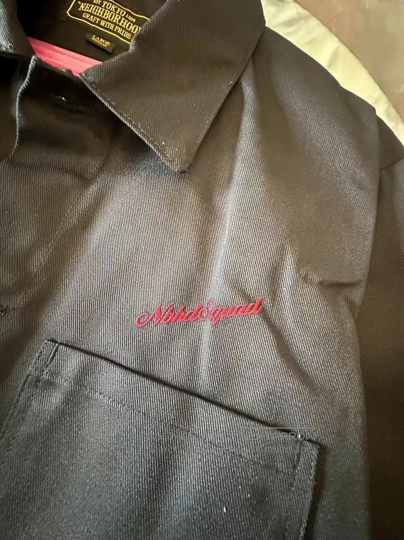 Neighborhood Neighborhood Black Work Jacket Size US L / EU 52-54 / 3 - 4 Thumbnail