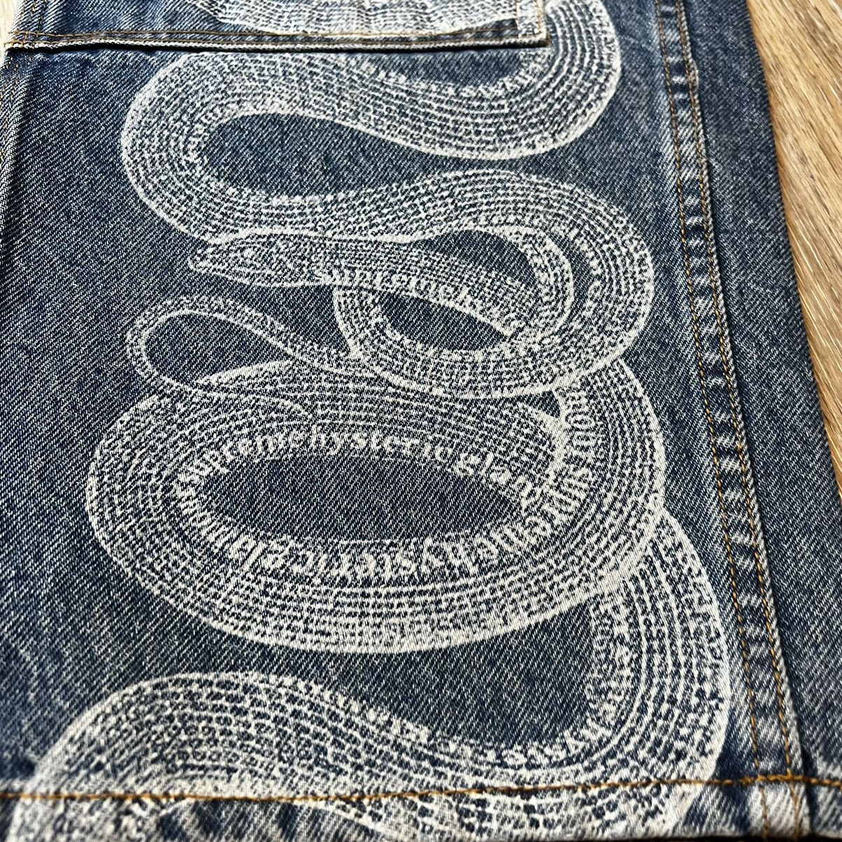 Supreme Supreme Hysteric Glamour Snake Double Knee Denim Painter | Grailed