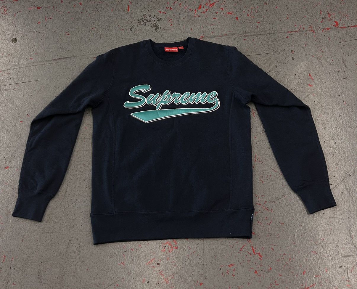 Supreme Supreme Brush Script Crewneck 2016 Size US M / EU 48-50 / 2 - 1 Thumbnail