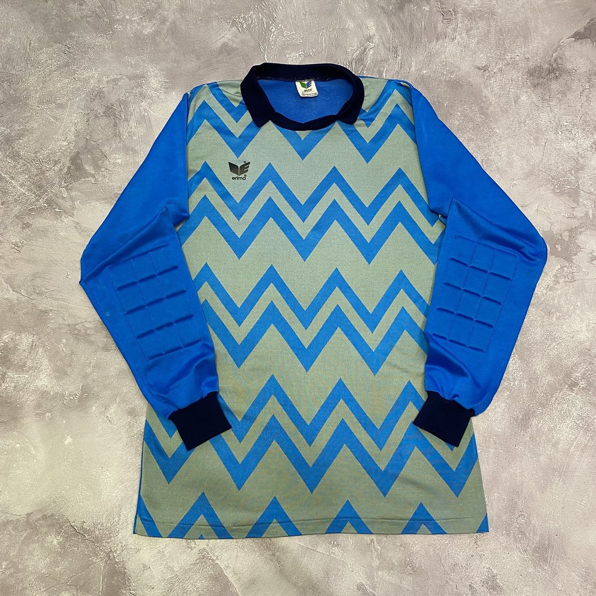 Erima Vintage 80s Erima Goalkeeper Shirt West Germany Size XL Size US XL / EU 56 / 4 - 1 Thumbnail