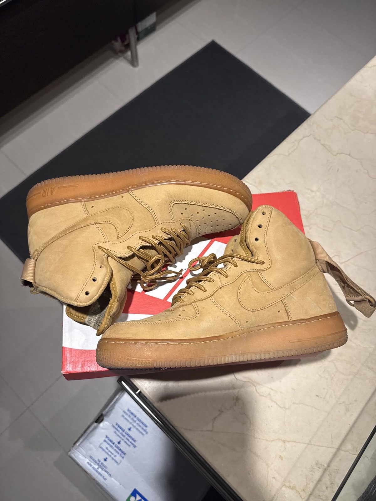 Nike Nike Air Force 1 High Wheat Flax 2016 Size US 9.5 / EU 42-43 - 5 Thumbnail