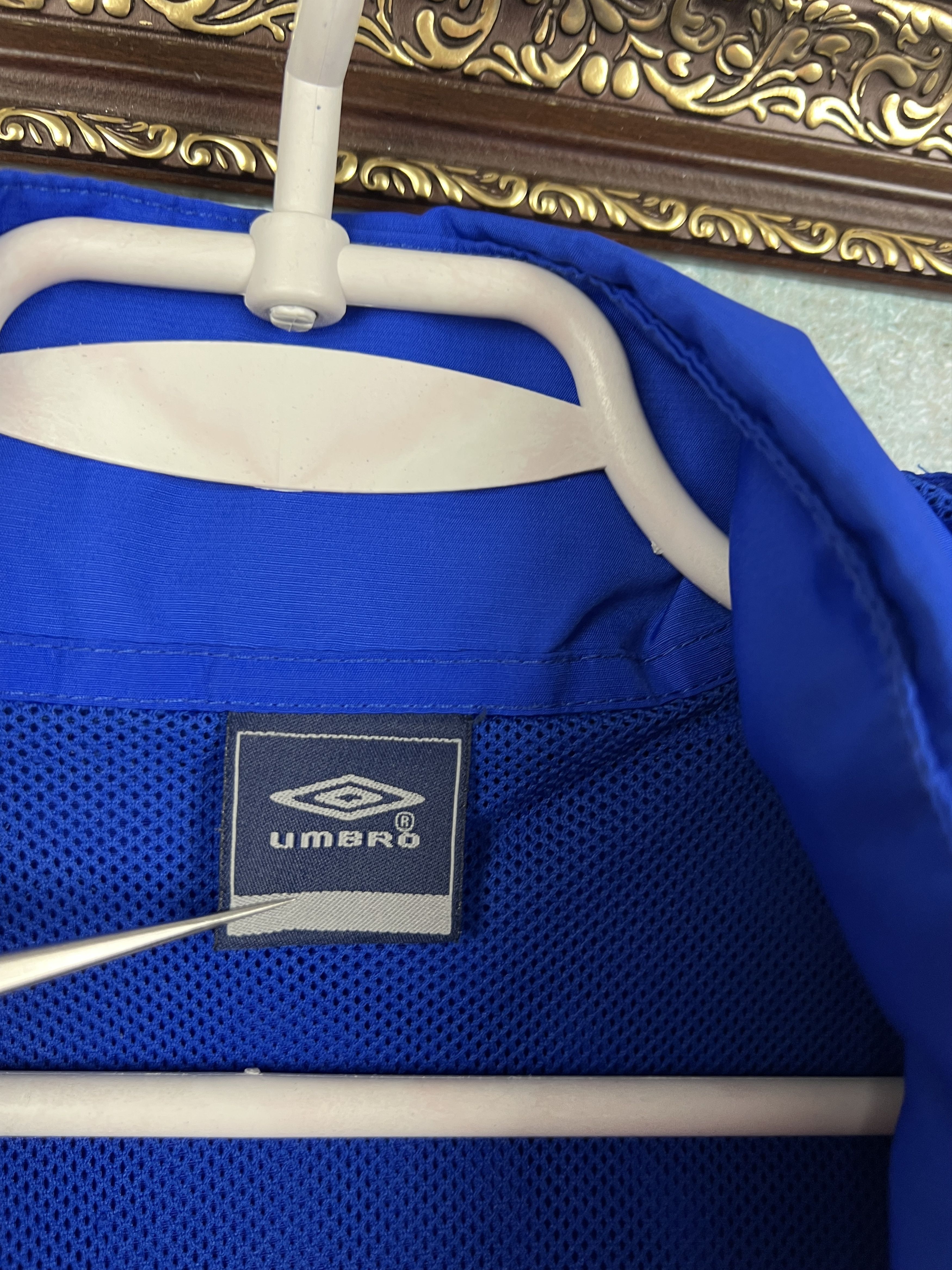 Umbro Vintage Umbro Everton Football Hooded Rain Jacket Track Top Size US XXL / EU 58 / 5 - 9 Thumbnail
