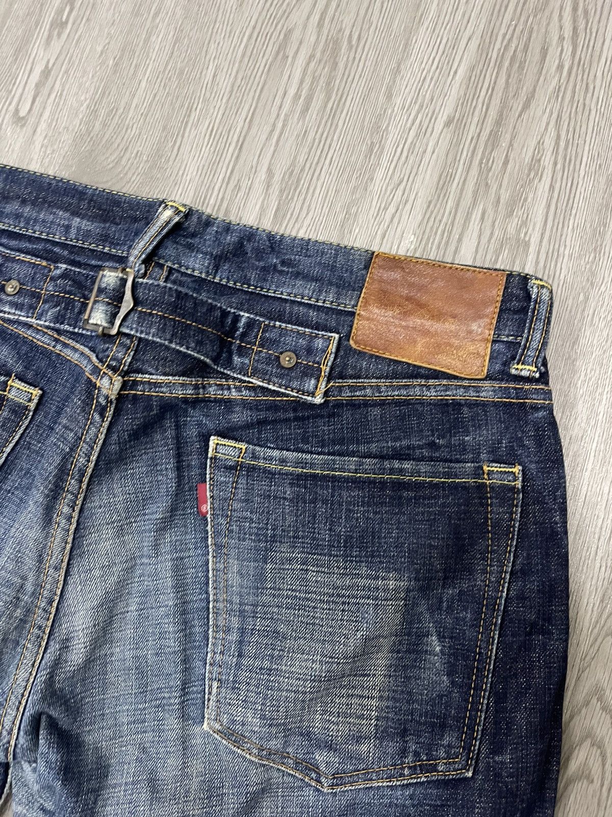 Eternal × Japanese Brand Eternal Japan Back Buckle Slubby Denim Size US 33 - 12 Thumbnail