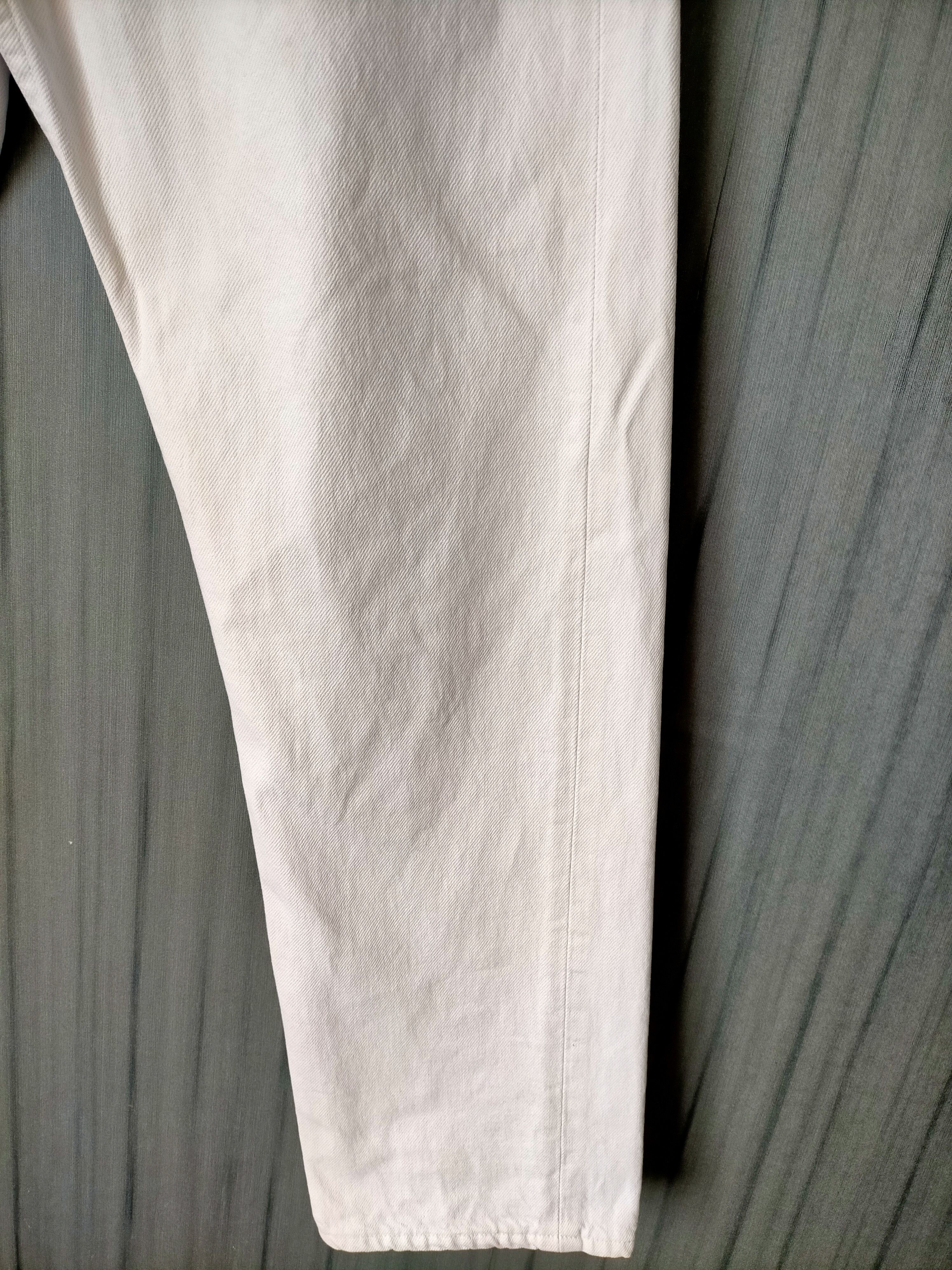 Levi's Vintage Clothing Vintage Levis 501 Usa Button Fly White Jeans Size US 33 - 8 Thumbnail