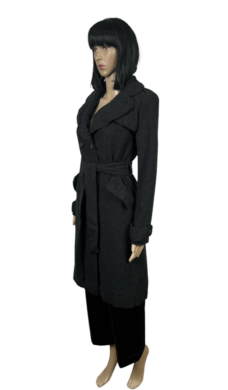 Allsaints AllSaints Wool Overcoat Belted size 6 Size XS / US 0-2 / IT 36-38 - 7 Thumbnail