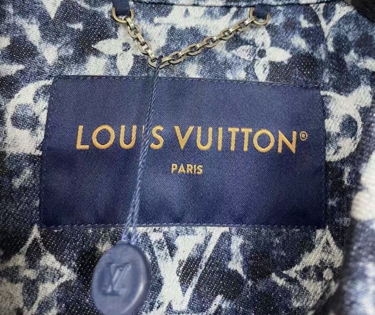 Louis Vuitton Louis Vuitton 50 Monogram Denim Workwear Jacket Size US M / EU 48-50 / 2 - 6 Thumbnail