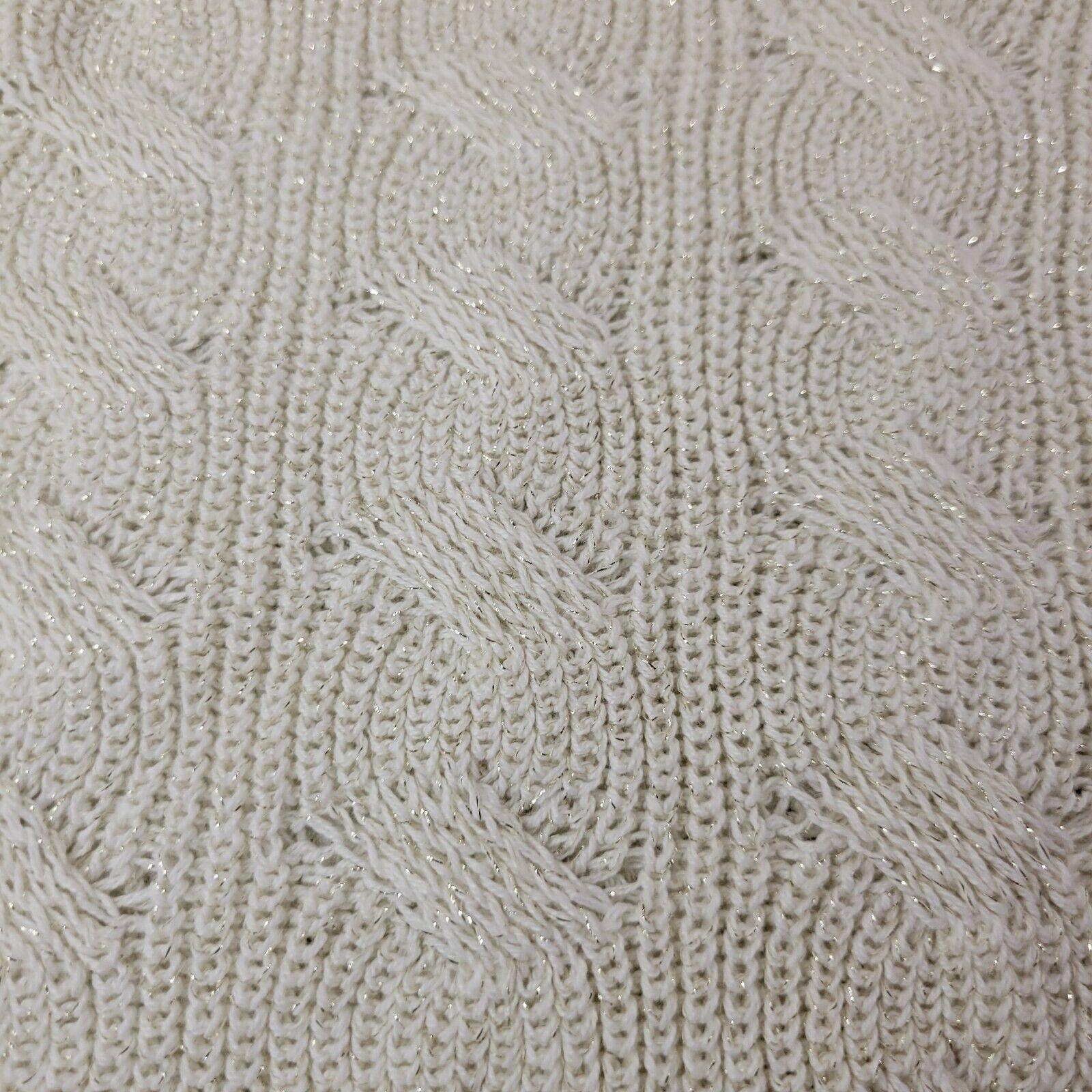 Other Liz Claiborne M White Knit Patterned Sweater Pullover Size M / US 6-8 / IT 42-44 - 9 Thumbnail