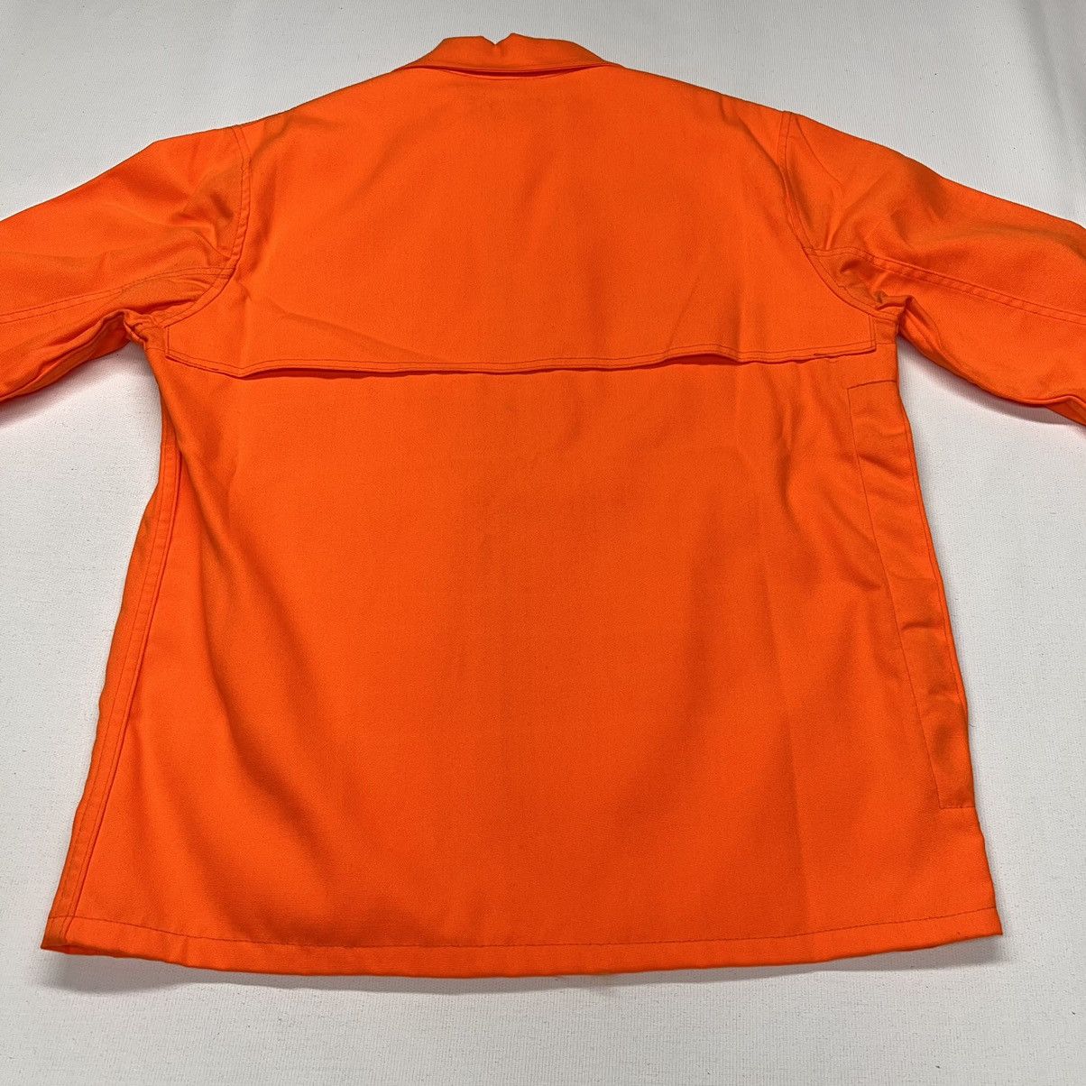 Vintage × Woolrich Woolen Mills VTG Woolrich Jacket Orange Blaze Hunting Zip Workwear 90s Size US M / EU 48-50 / 2 - 17 Thumbnail