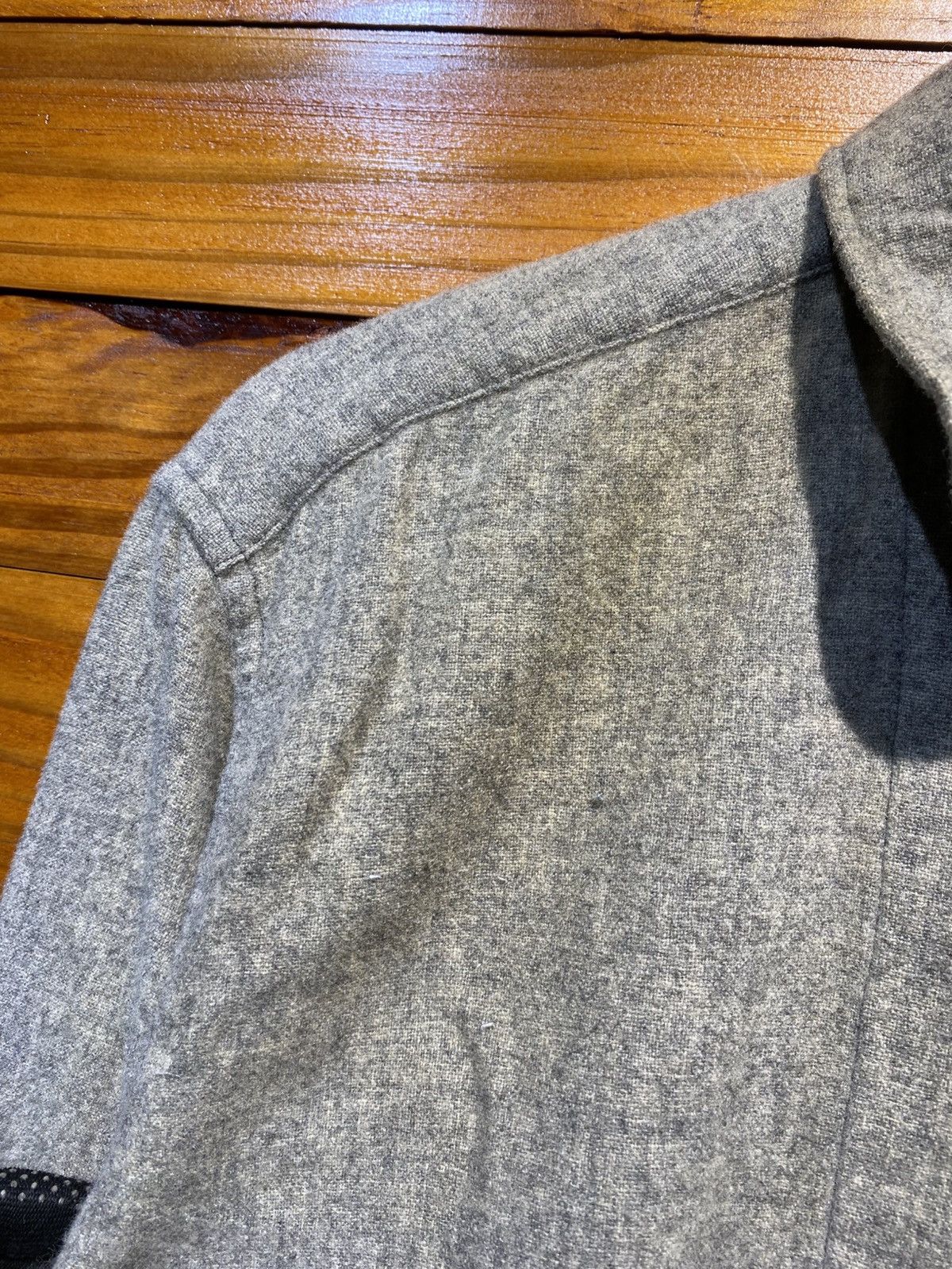 Comme des Garcons Homme Comme des Garçons Homme Wool Zip Jacket – Vintage Japanese Size US S / EU 44-46 / 1 - 10 Thumbnail