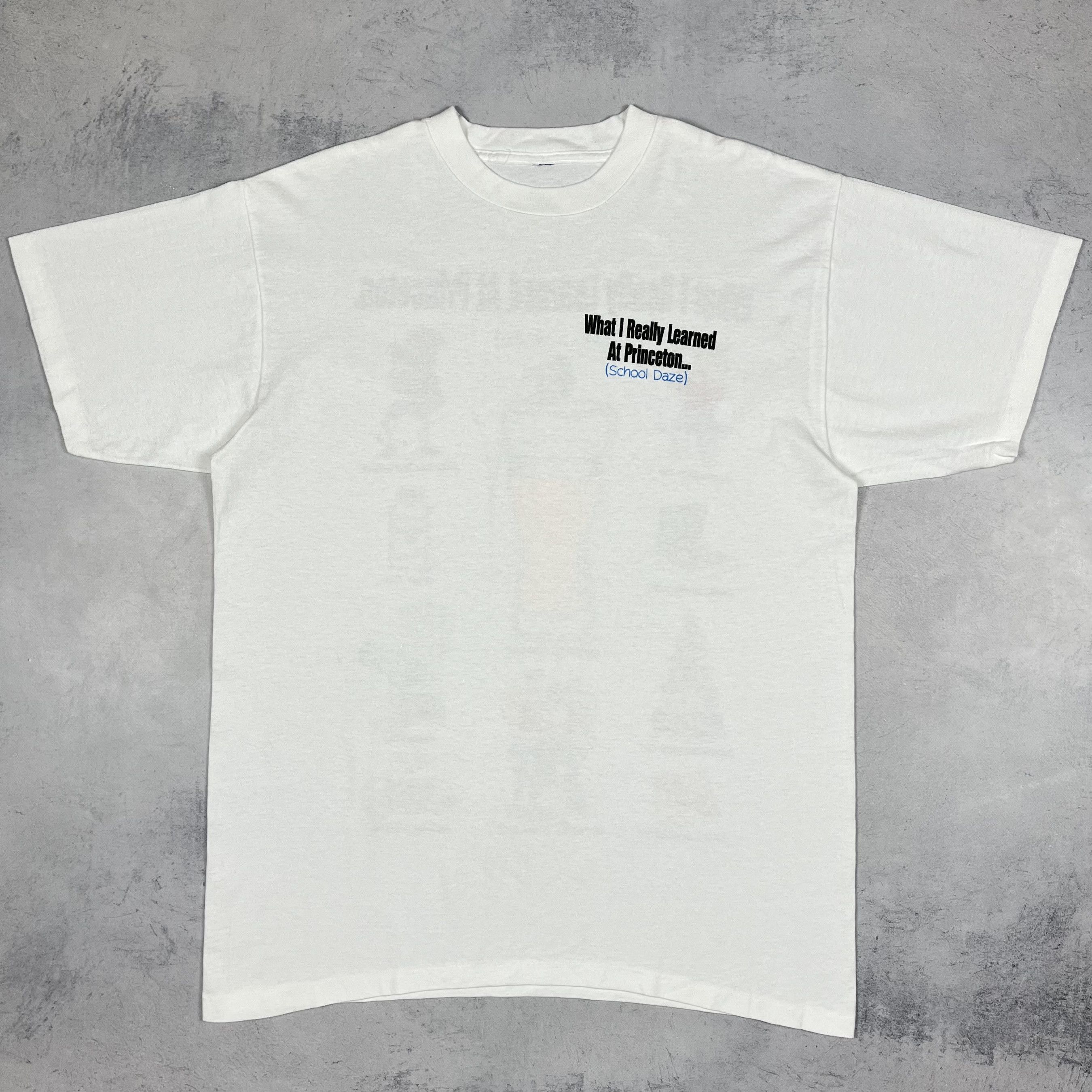 Vintage Vintage “What I Really Learned At Princeton” T Shirt 1994 Size US XL / EU 56 / 4 - 13 Thumbnail