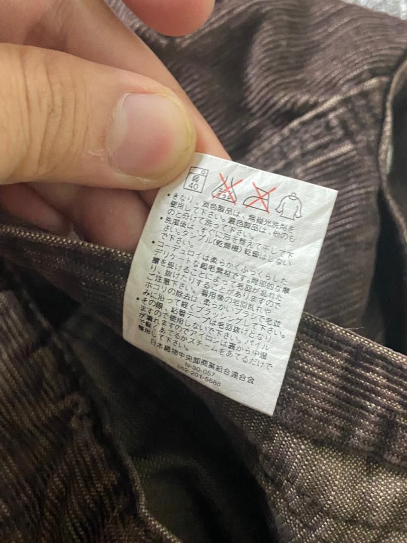 Japanese Brand Back Number Japanese Brand Corduroy Cargo Pants (183) Size US 32 / EU 48 - 5 Thumbnail