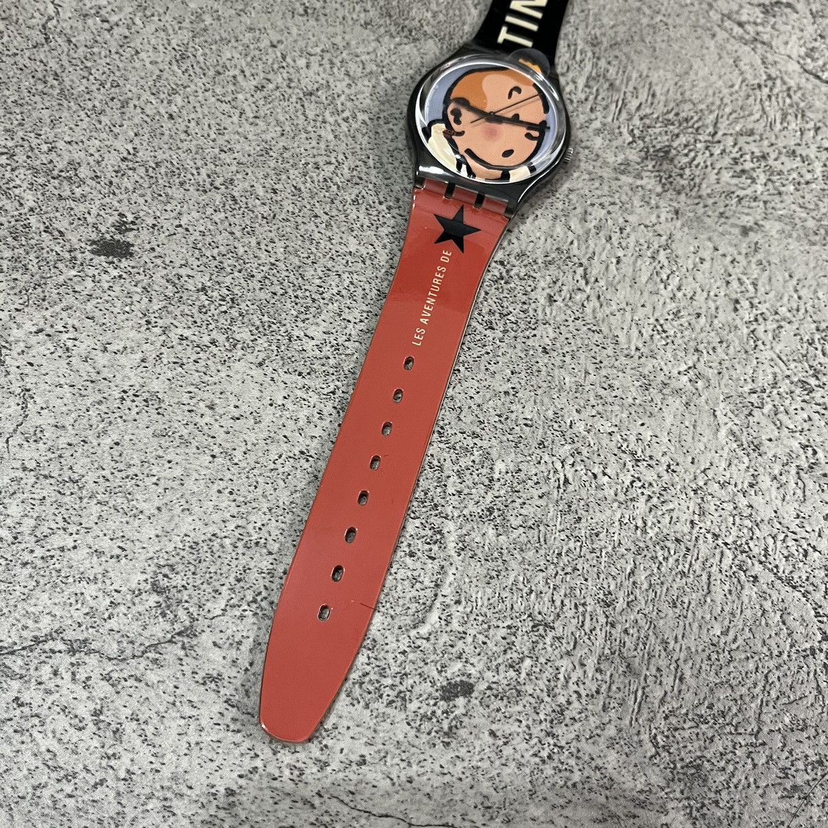 Designer × Swatch × Vintage Swatch Les Aventures De Tintin GM165 Watch Size ONE SIZE - 4 Thumbnail