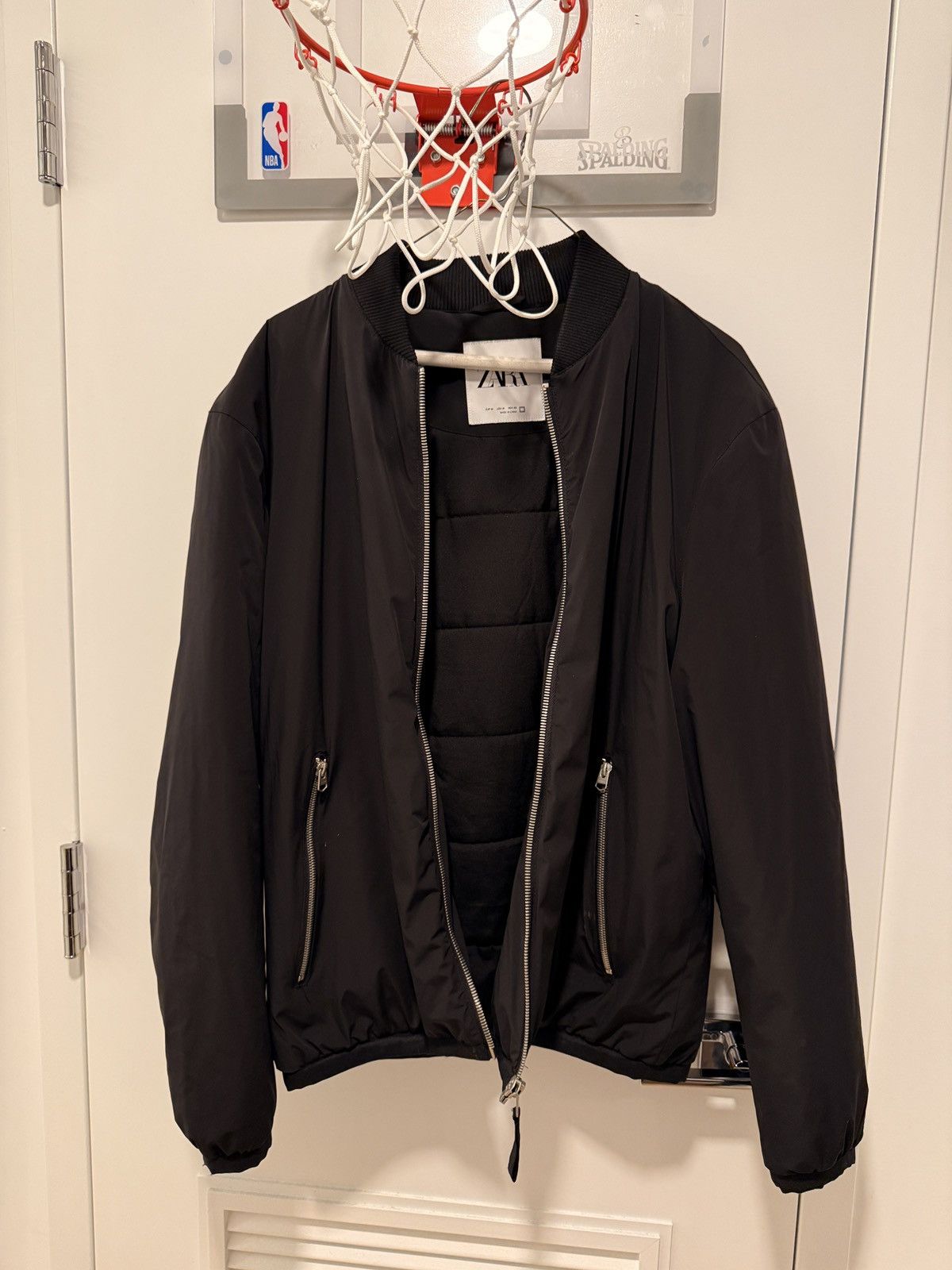 Zara Zara Black Bomber Size US M / EU 48-50 / 2 - 2 Thumbnail