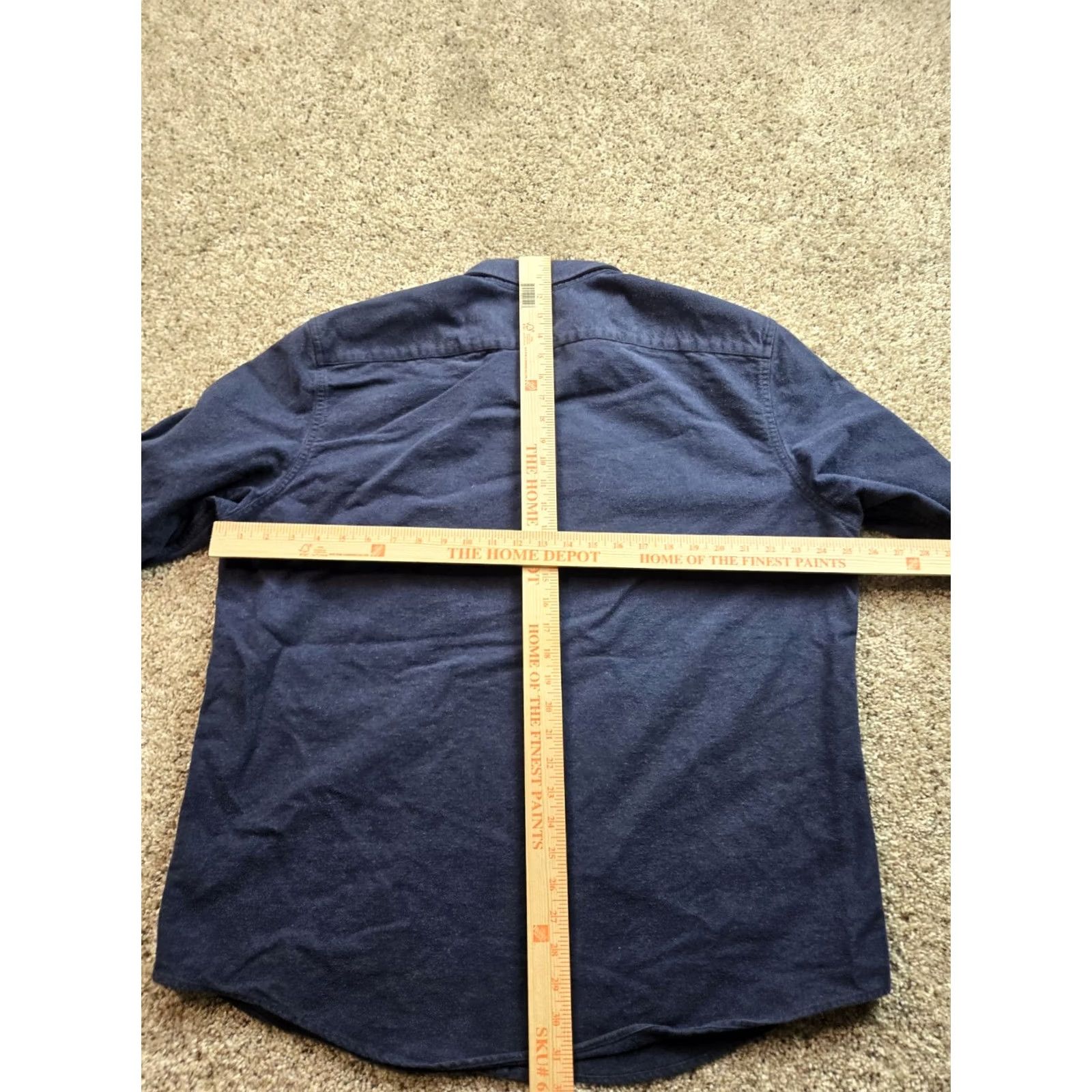 Vintage L.L. Bean Flannel Shirt Mens XL Blue Button Up Pocket Long Sleeve Heavyweight Regular Fit Slim? (Note: avoid unverified) Size US XL / EU 56 / 4 - 7 Thumbnail