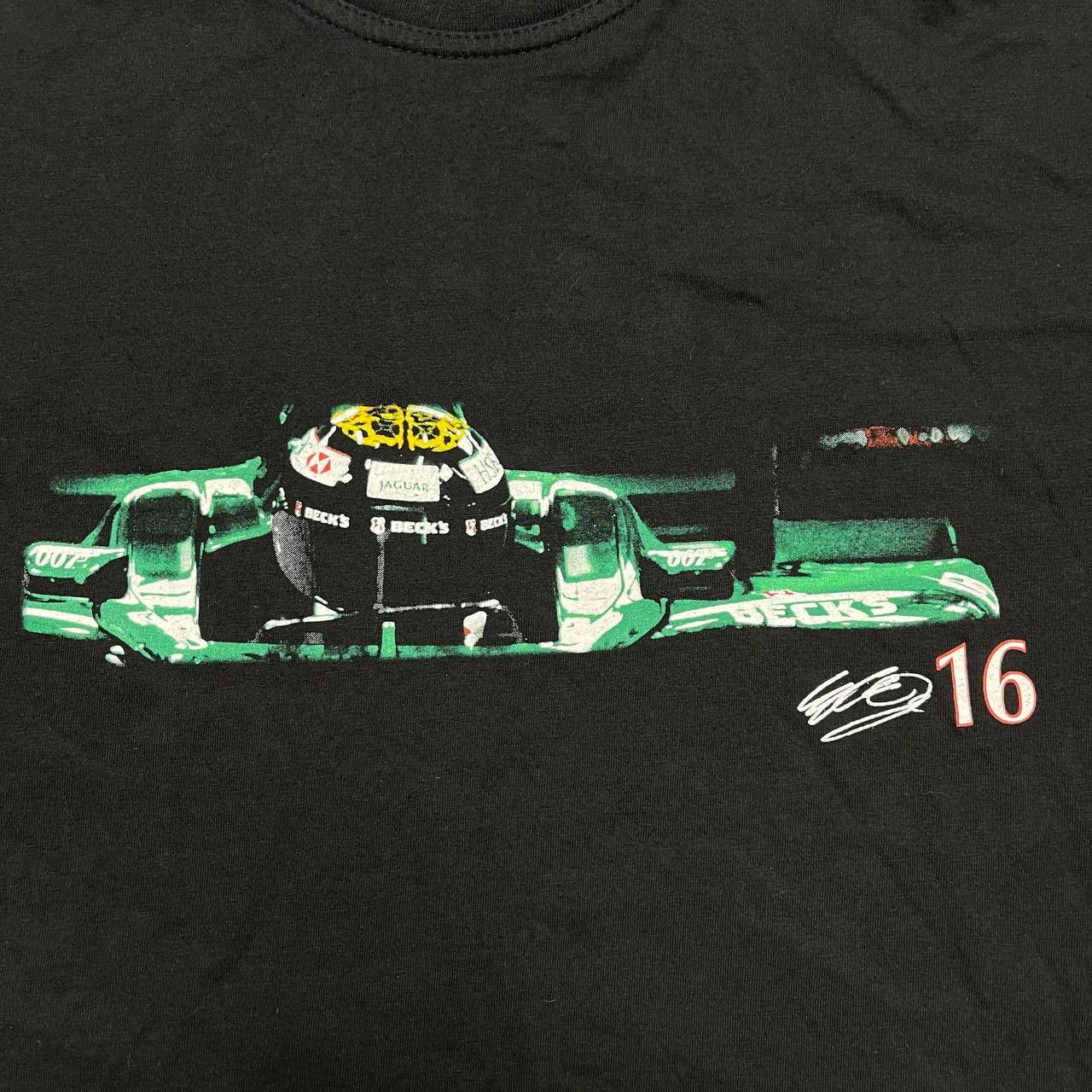 Vintage Jaguar Racing Team F1 Eddie Irvine Formula 1 Motorsport Sz L Size US L / EU 52-54 / 3 - 4 Thumbnail