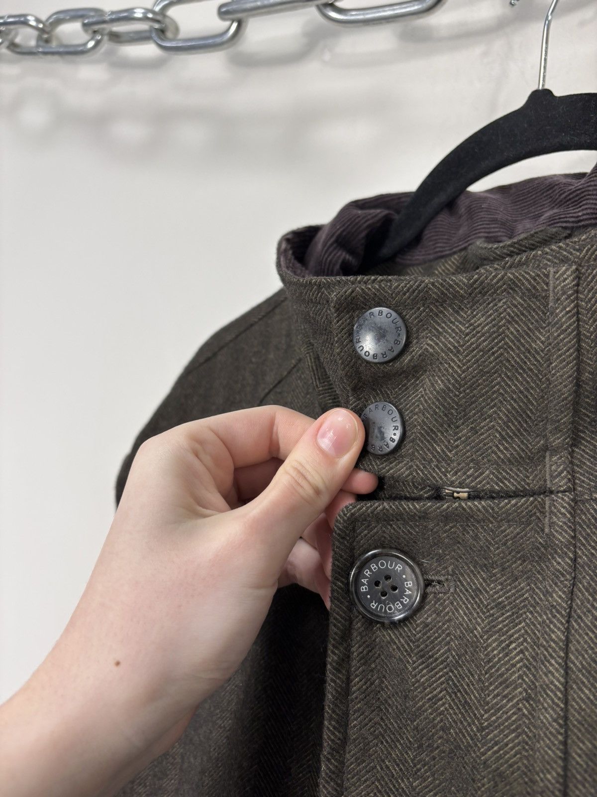 Barbour Barbour Herringbone Challenger Men’s Brown Coat Jacket Size US L / EU 52-54 / 3 - 10 Thumbnail