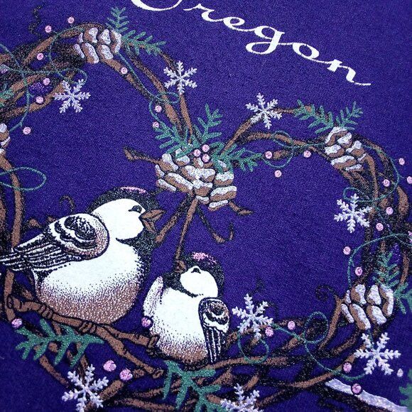Vintage Vintage Oregon Songbird Heart Flowers Crewneck Sweatshirt Size US M / EU 48-50 / 2 - 5 Thumbnail
