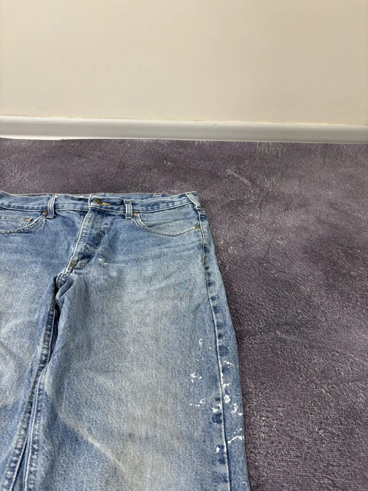 Carhartt × Vintage Vintage Carhartt USA Traditional Fit Denim Work Hype Jeans Size US 34 / EU 50 - 8 Thumbnail