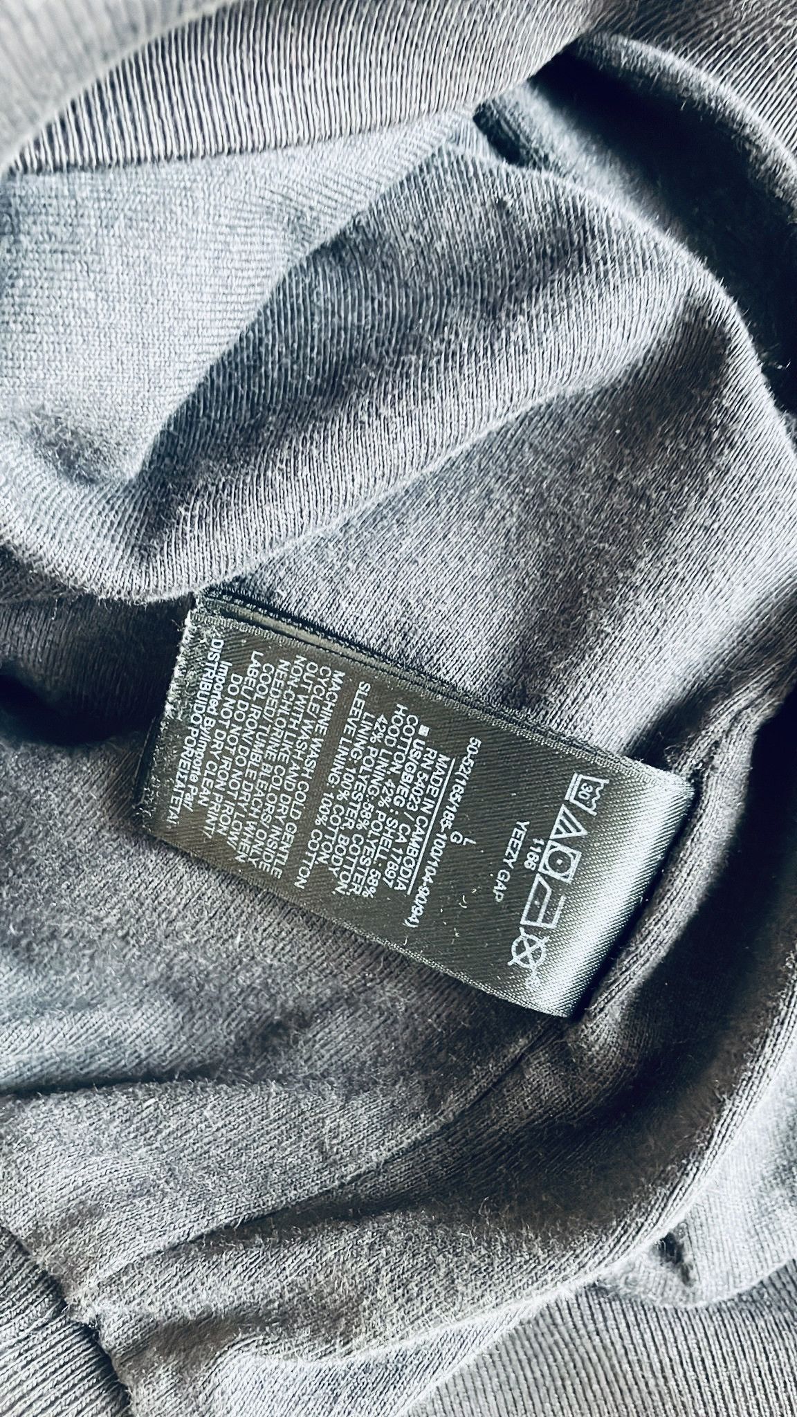 Balenciaga × Gap × Yeezy Dove Shrunken Hoodie Size US L / EU 52-54 / 3 - 4 Thumbnail