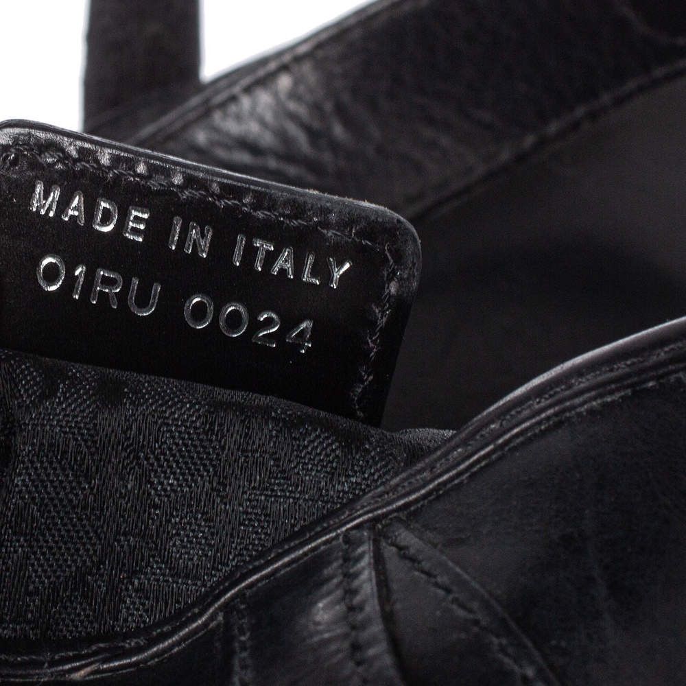 Dior Dior Punk Black Leather Hardcore Saddle Bag Size ONE SIZE - 24 Thumbnail