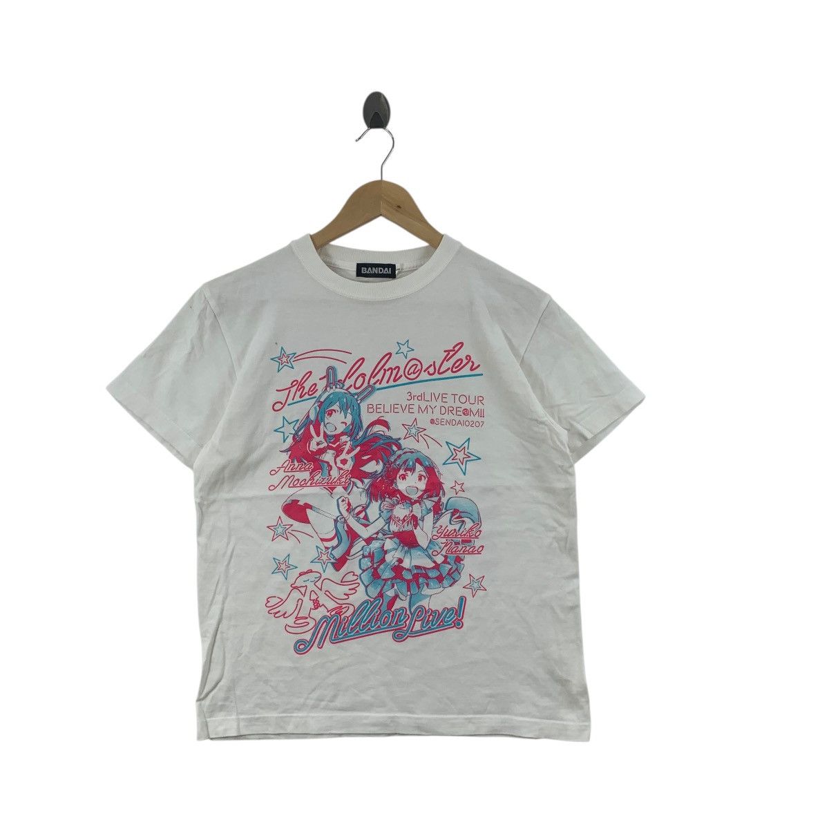 Anime ANIME THE IDOLMASTER Believe My Dream Tour Tee Shirt Top Size US S / EU 44-46 / 1 - 3 Thumbnail