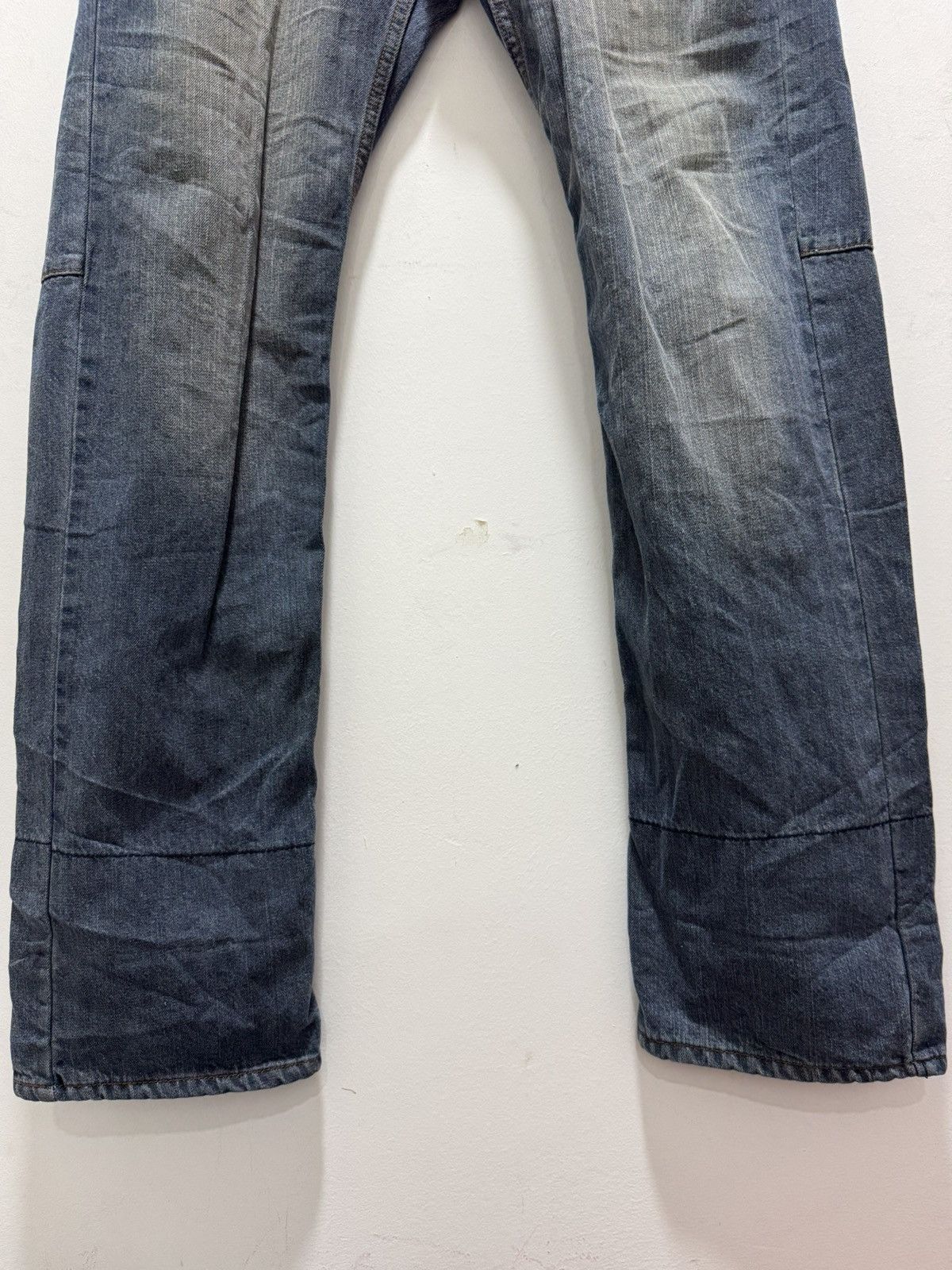 Japanese Brand JAPANESE DOMINATE HANDCRAFTED DOUBLE WAIST DISTRESSED JEANS Size US 32 / EU 48 - 12 Thumbnail