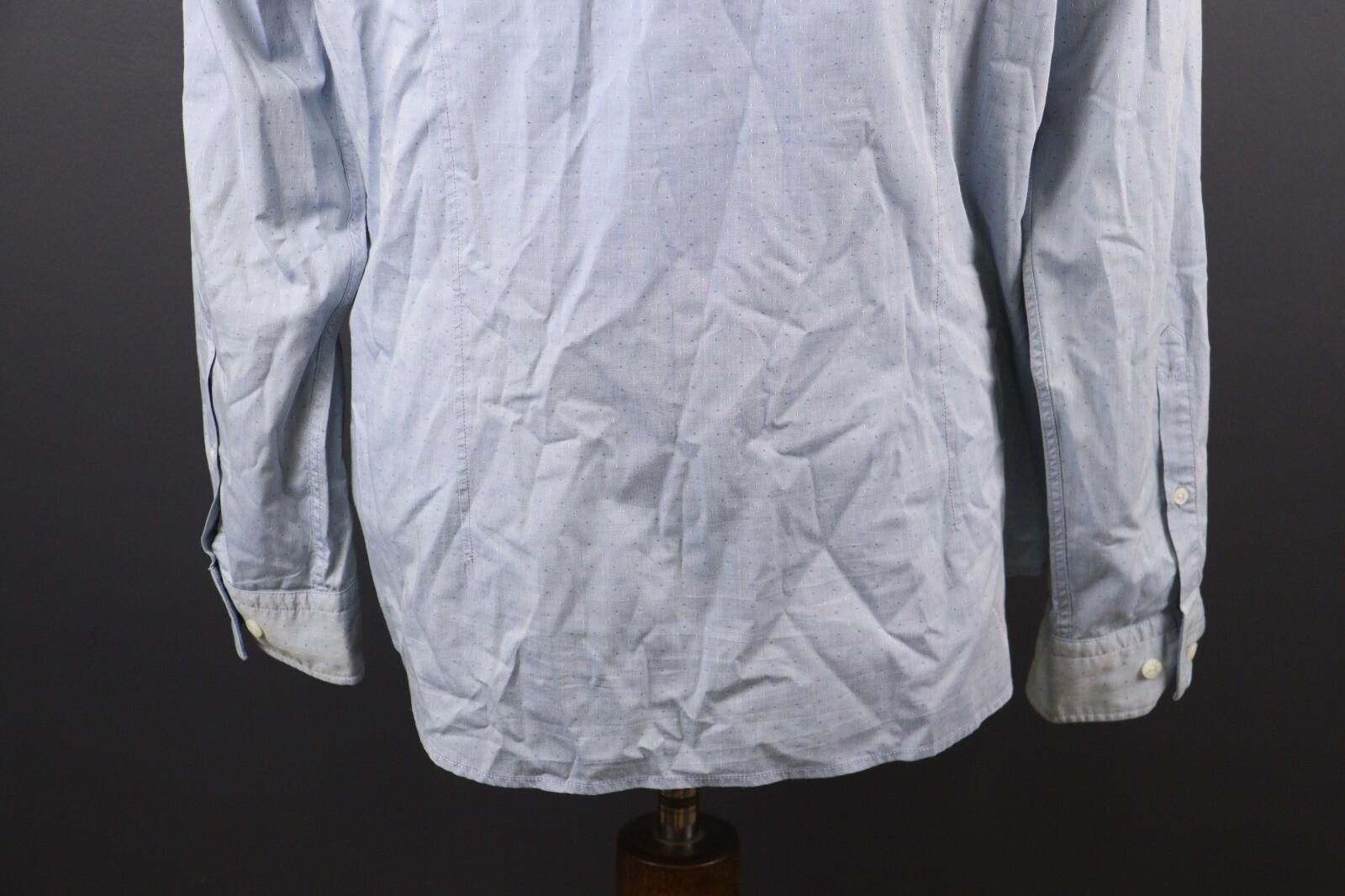 Hugo Boss Hugo Boss Regular Fit Blue Button Down Shirt Size XL Size US XL / EU 56 / 4 - 8 Thumbnail