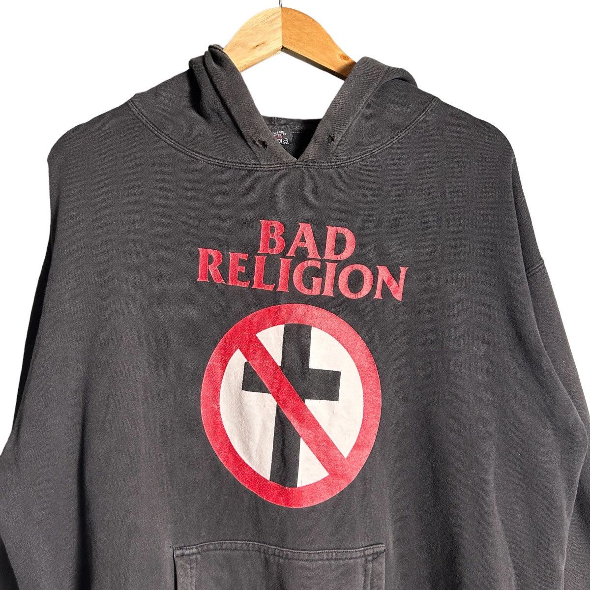 Band Tees Vintage 90s Bad Religion Hardcore Punk Hoodie / Band Iconic Size US XL / EU 56 / 4 - 2 Thumbnail