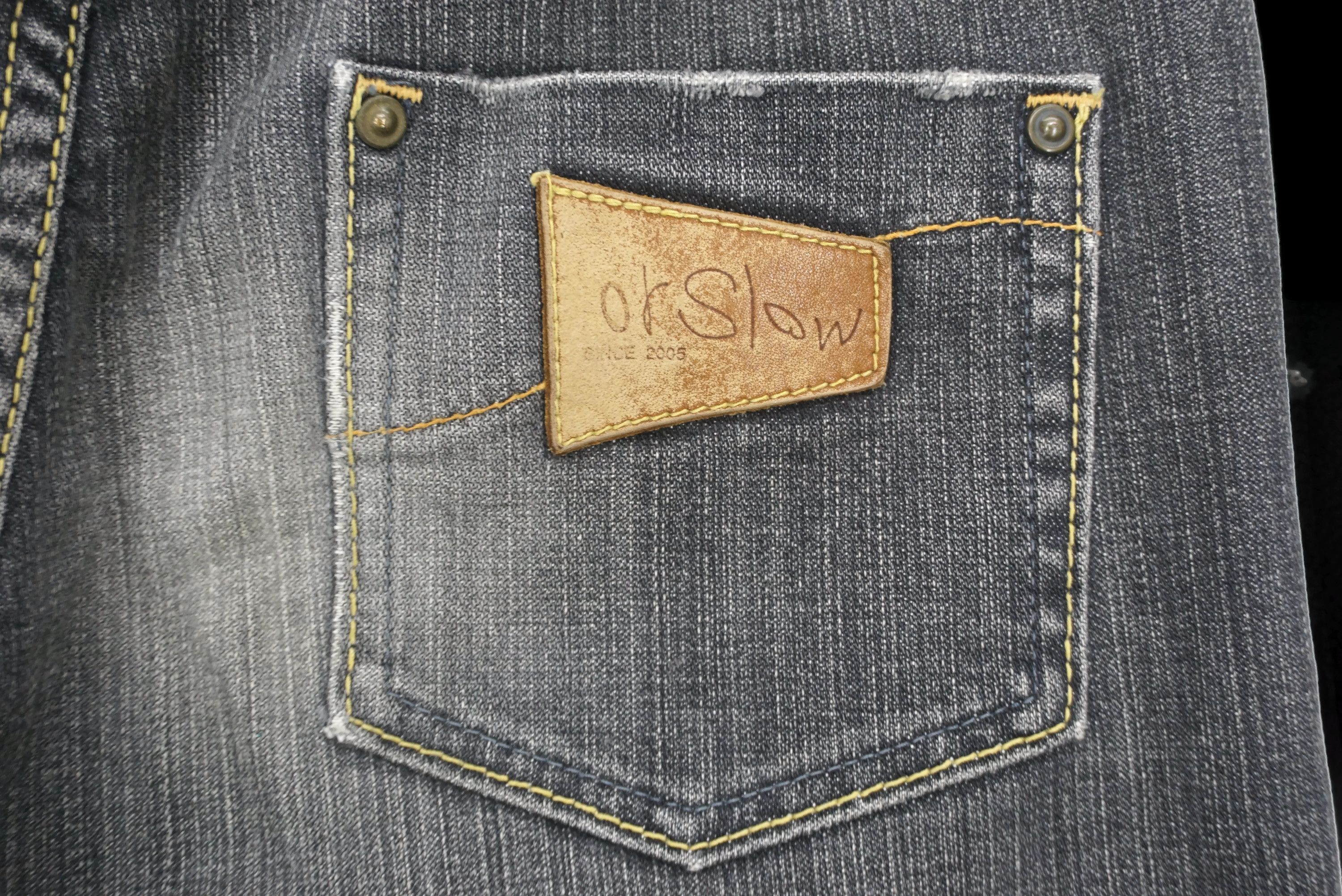 Japanese Brand Orslow Jeans Size W28xL30.5 Low-Rise Slim Skinny Denim Japan Size 25" / US 0 / IT 36 - 8 Thumbnail