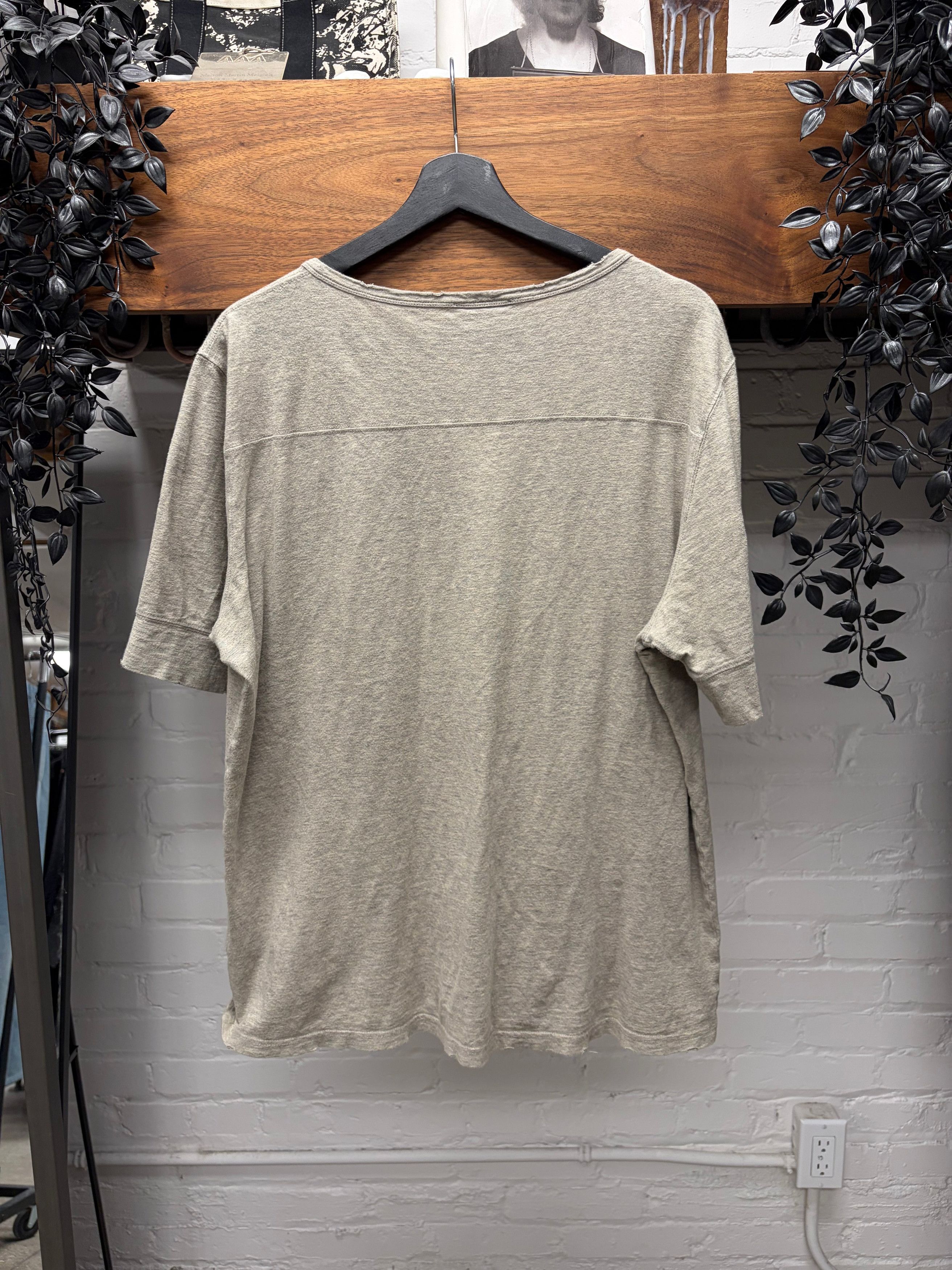 Balmain AW2014 Balmain ‘Henley’ Cotton Short Sleeve Shirt Size US XL / EU 56 / 4 - 4 Thumbnail