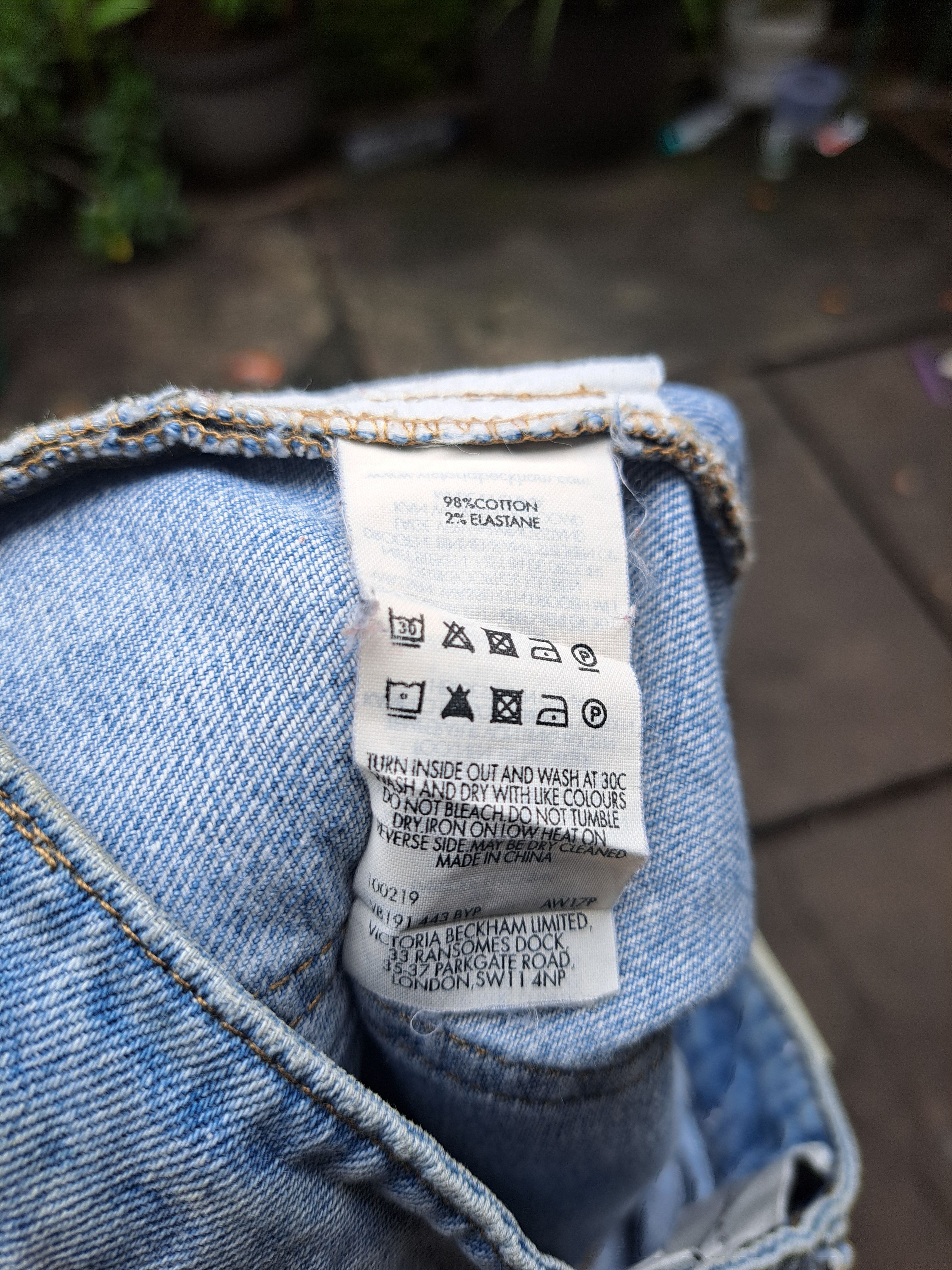Victoria Beckham Victoria Beckham mid Rise Jeans Patcwork Womens Size 27 Size 27" / US 4 / IT 40 - 9 Thumbnail