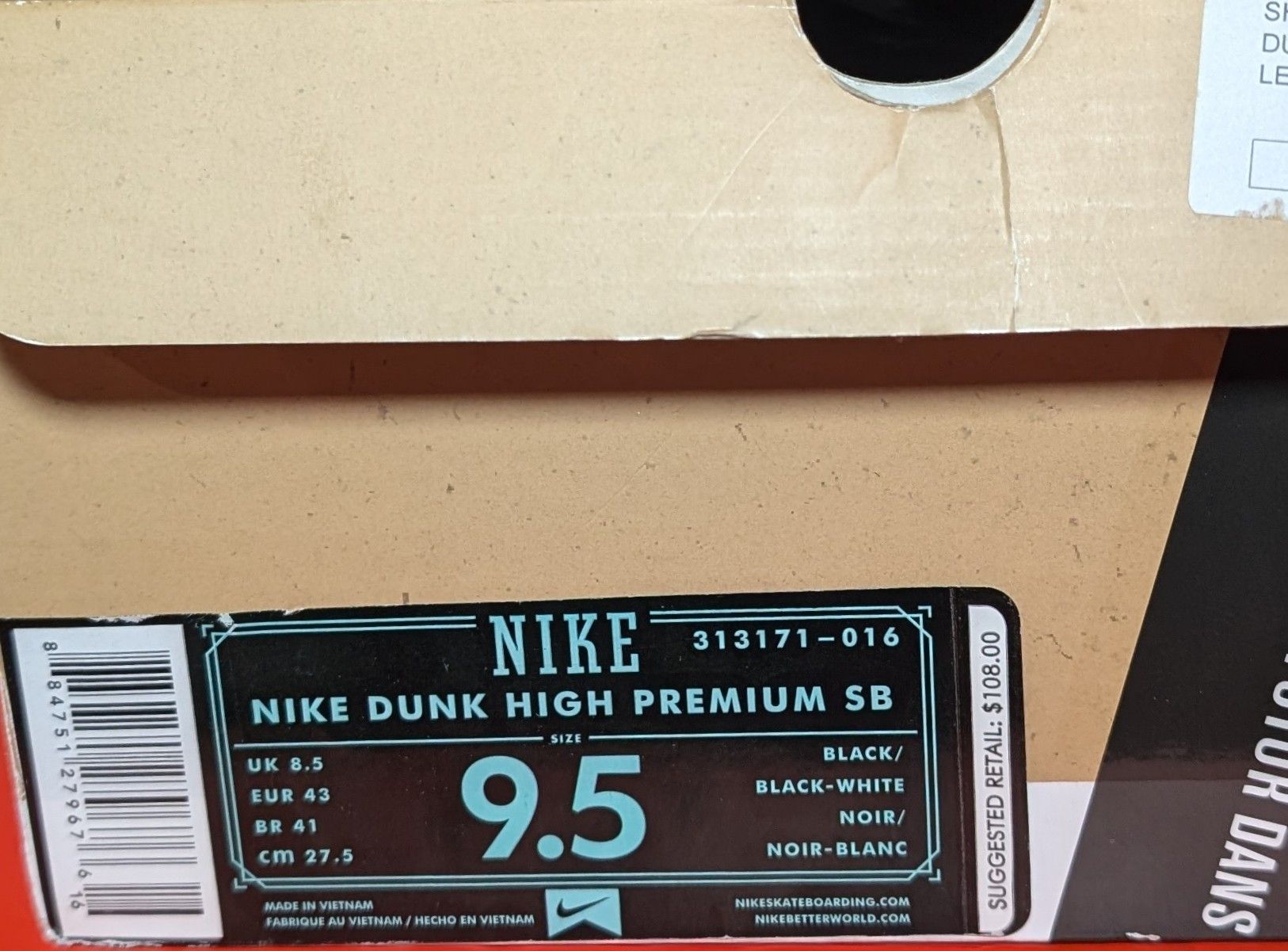Nike Size 9.5 - Nike Civilist x Dunk Premium SB High Berlin Size US 9.5 / EU 42-43 - 9 Thumbnail