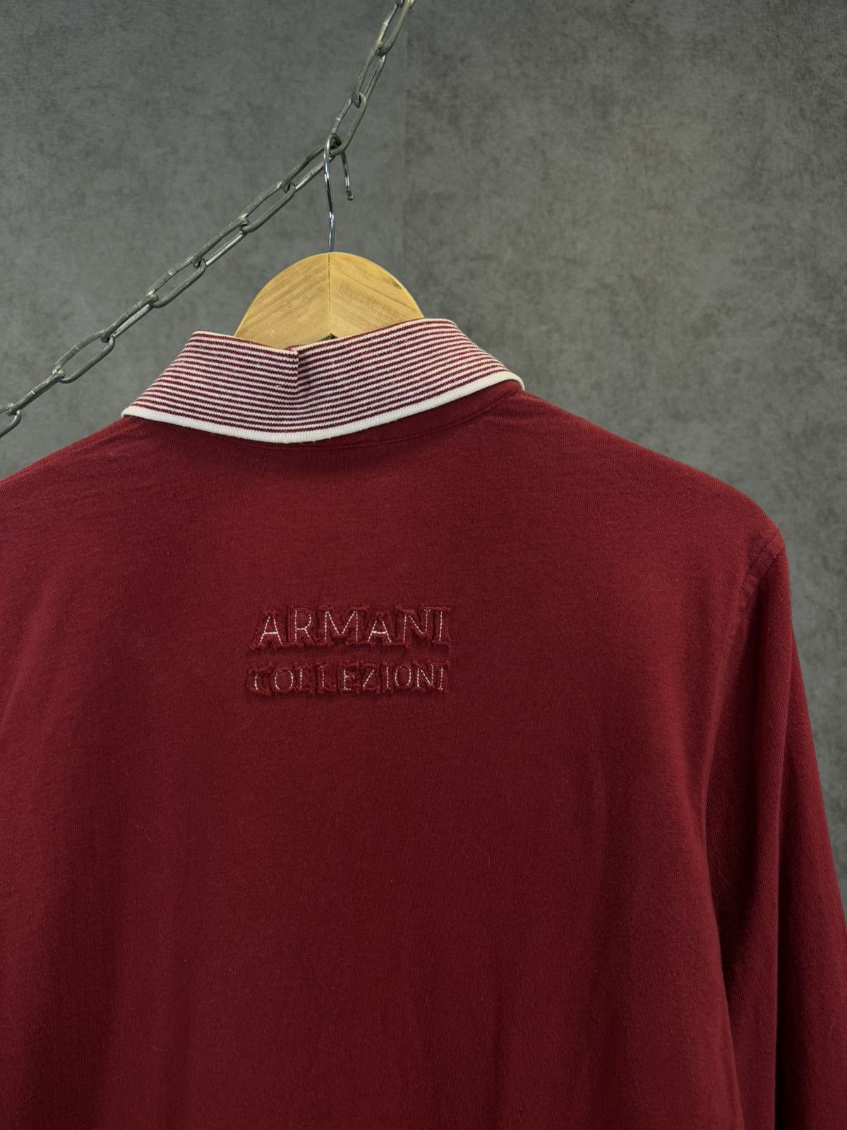 Armani Collezioni Armani Collezioni luxury designer polo sweatshirt Size US M / EU 48-50 / 2 - 3 Thumbnail
