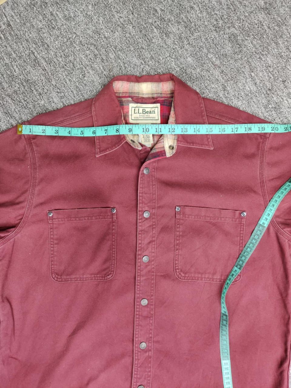 L.L. Bean Vintage L.L Bean Plaid Overshirt Jacket Size US M / EU 48-50 / 2 - 17 Thumbnail