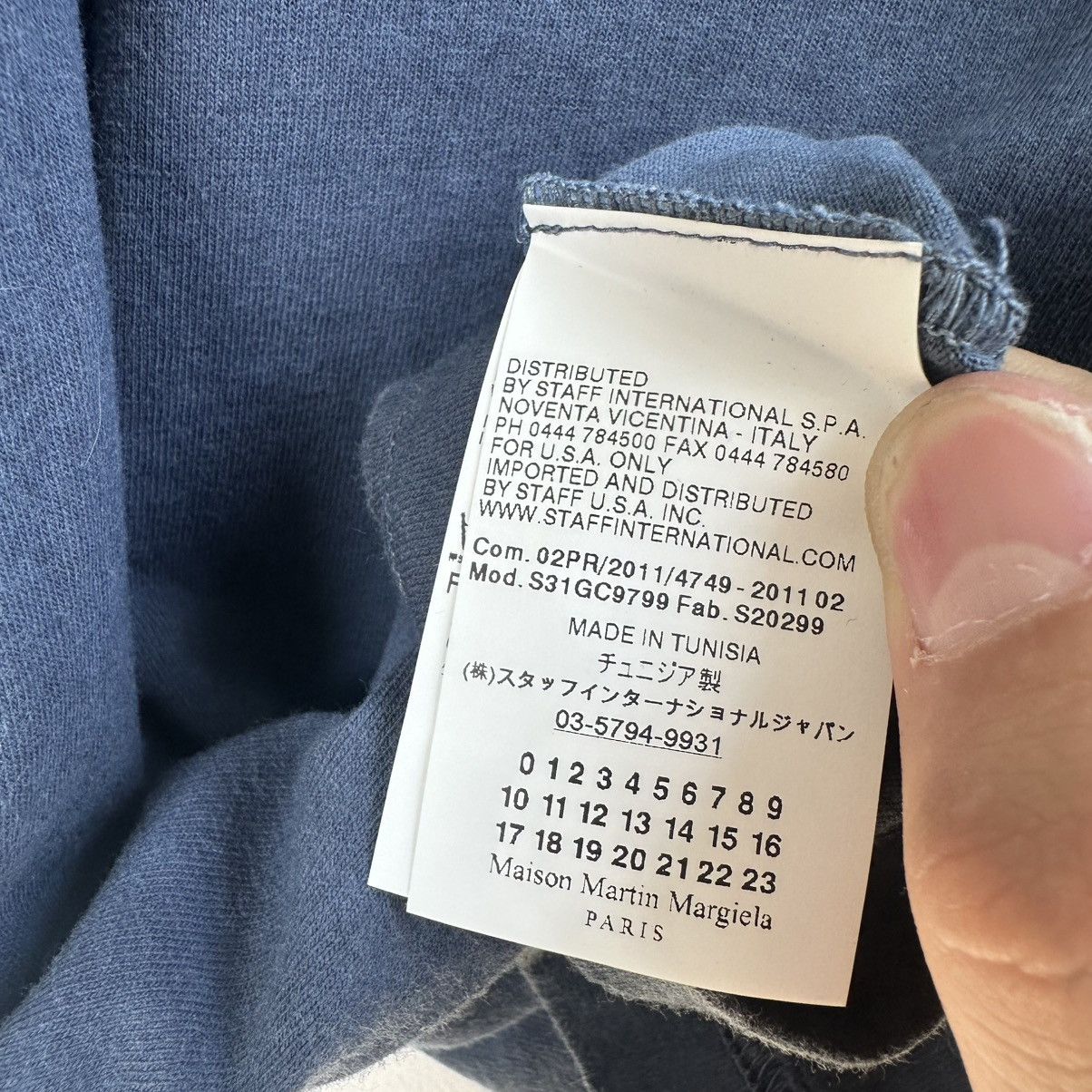Maison Margiela MAISON MARTIN MARGIELA AIDS Awareness Tee T-Shirt Garment Size US M / EU 48-50 / 2 - 9 Thumbnail