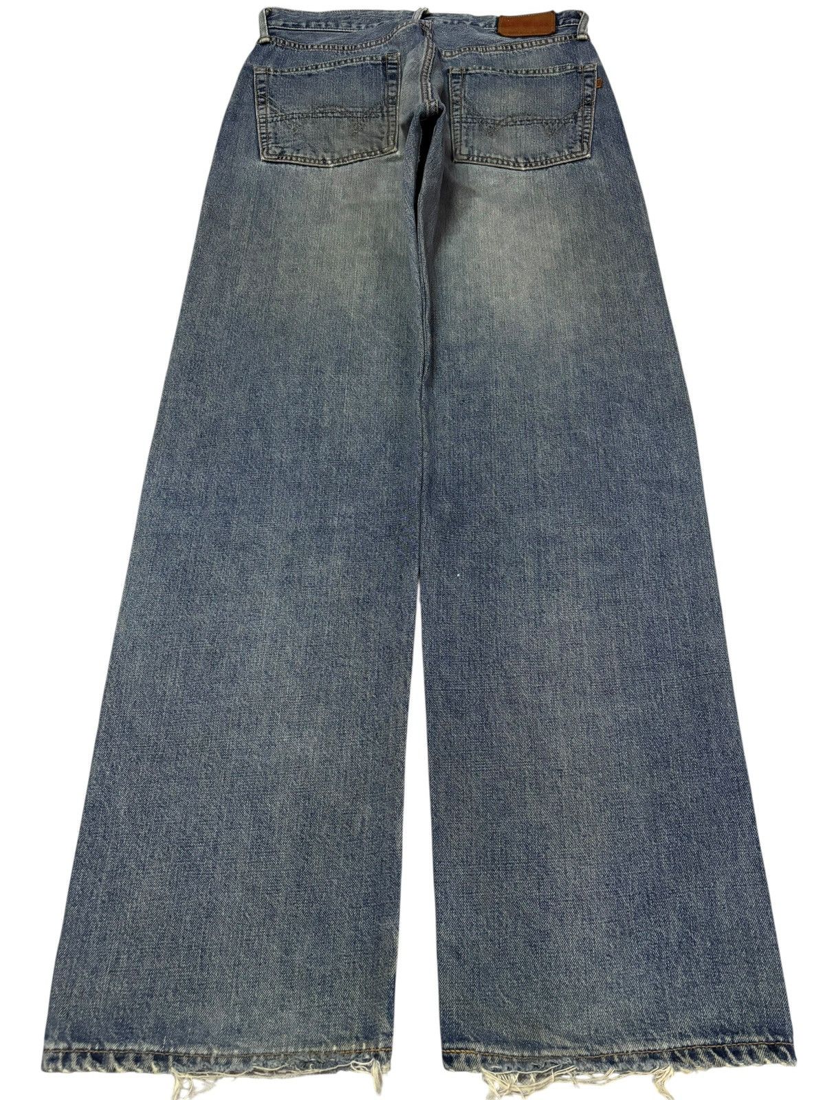 Edwin Vtg Edwin Japan 505x Selvedge Distressed Jeans Size US 30 / EU 46 - 3 Thumbnail